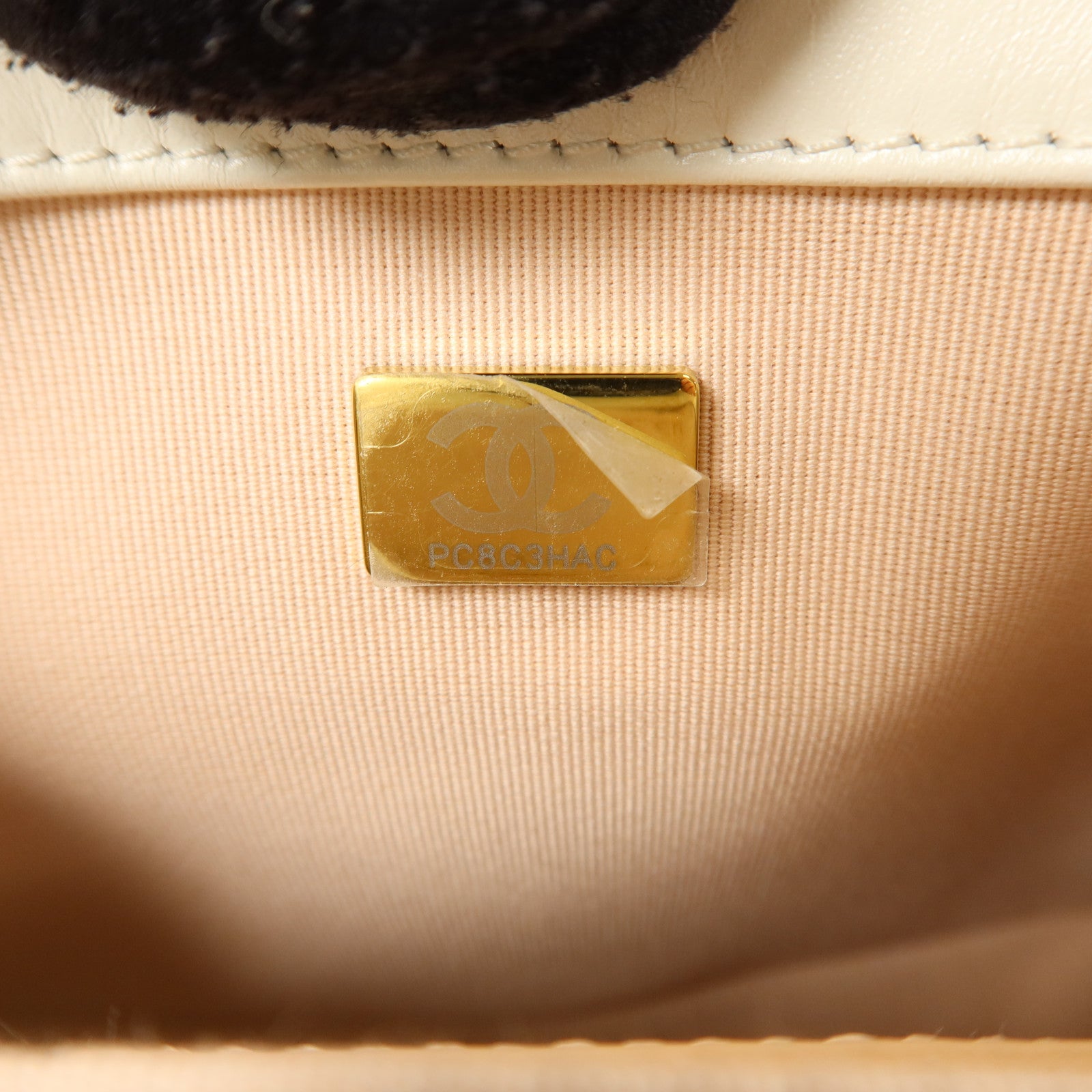 CHANEL 牛皮皮革Mini Boy鏈帶肩背袋
