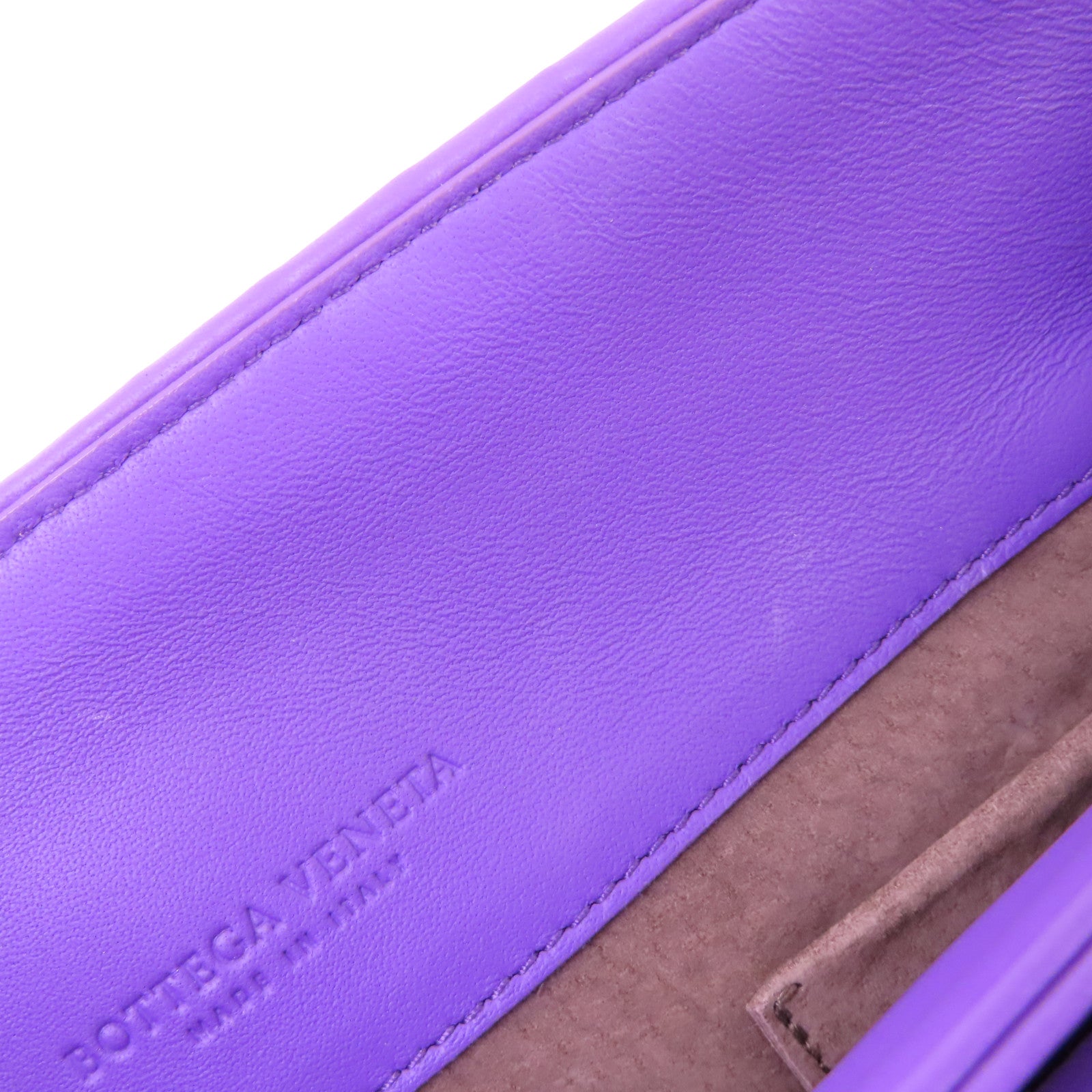 BOTTEGA VENETA 織紋皮革Olimpia鏈帶手挽袋