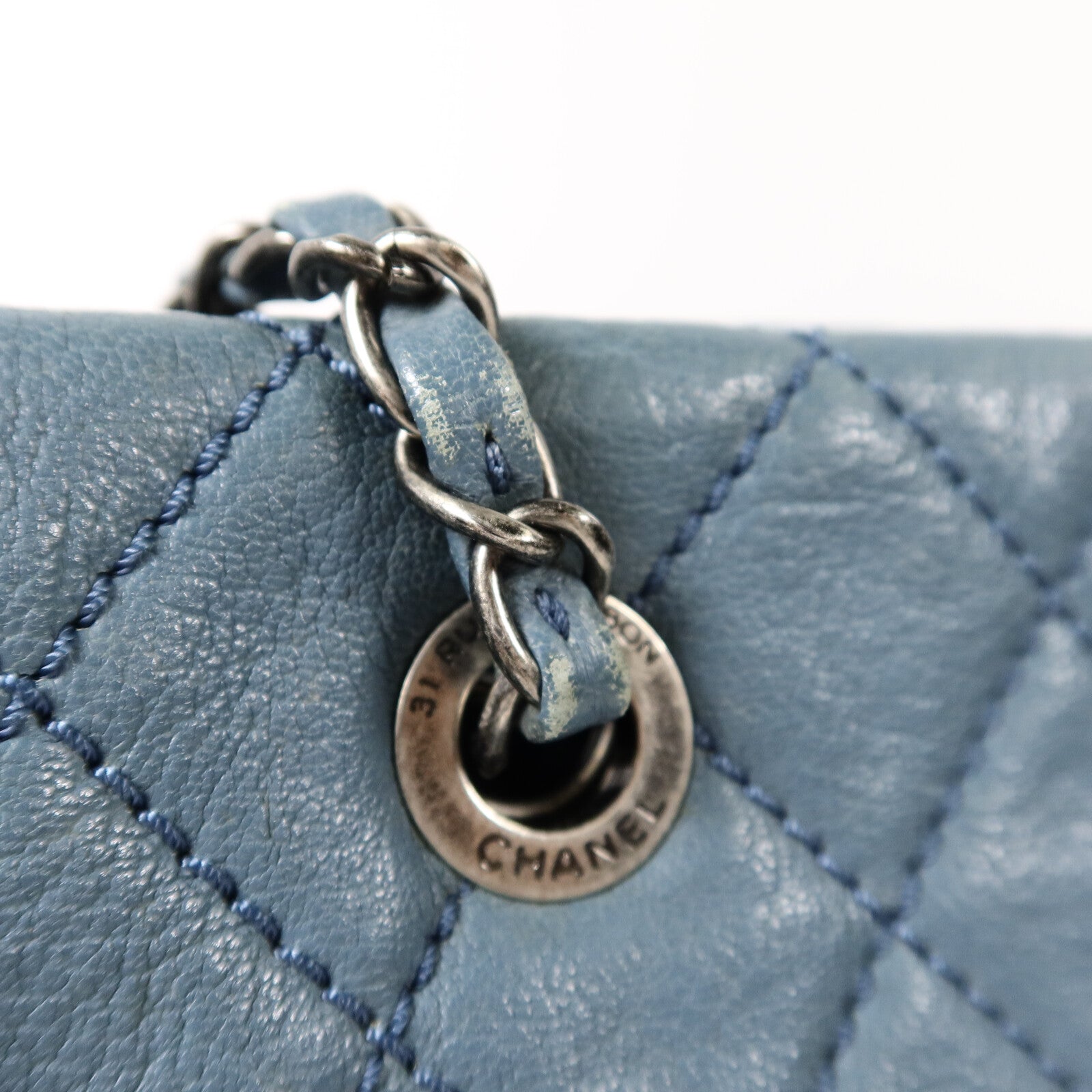 CHANEL 牛皮皮革Shoulder Bag鏈帶肩背袋