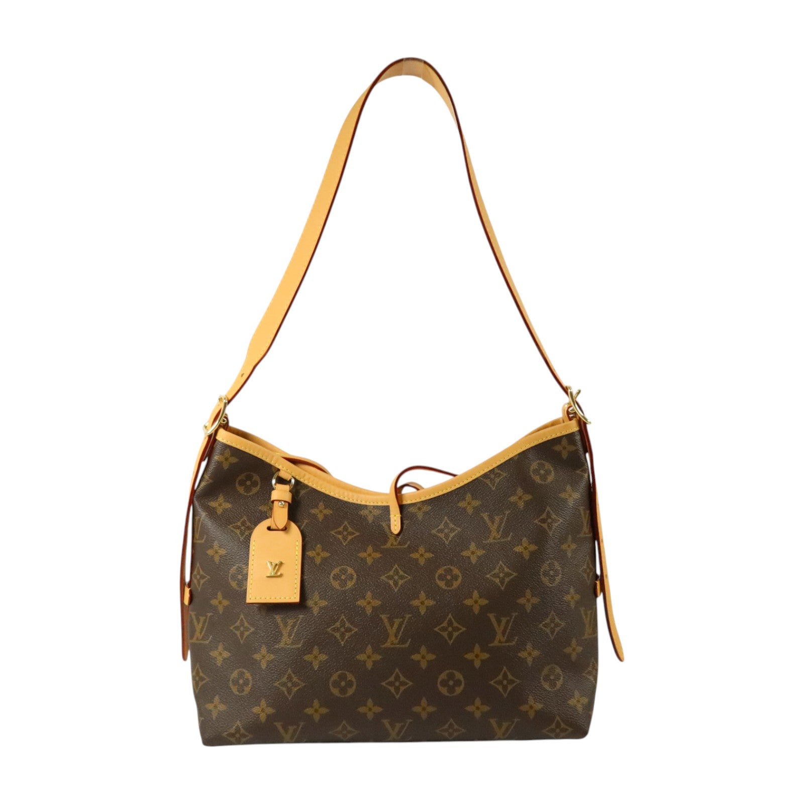 LOUIS VUITTON Monogram CarryAll PM金扣肩背袋