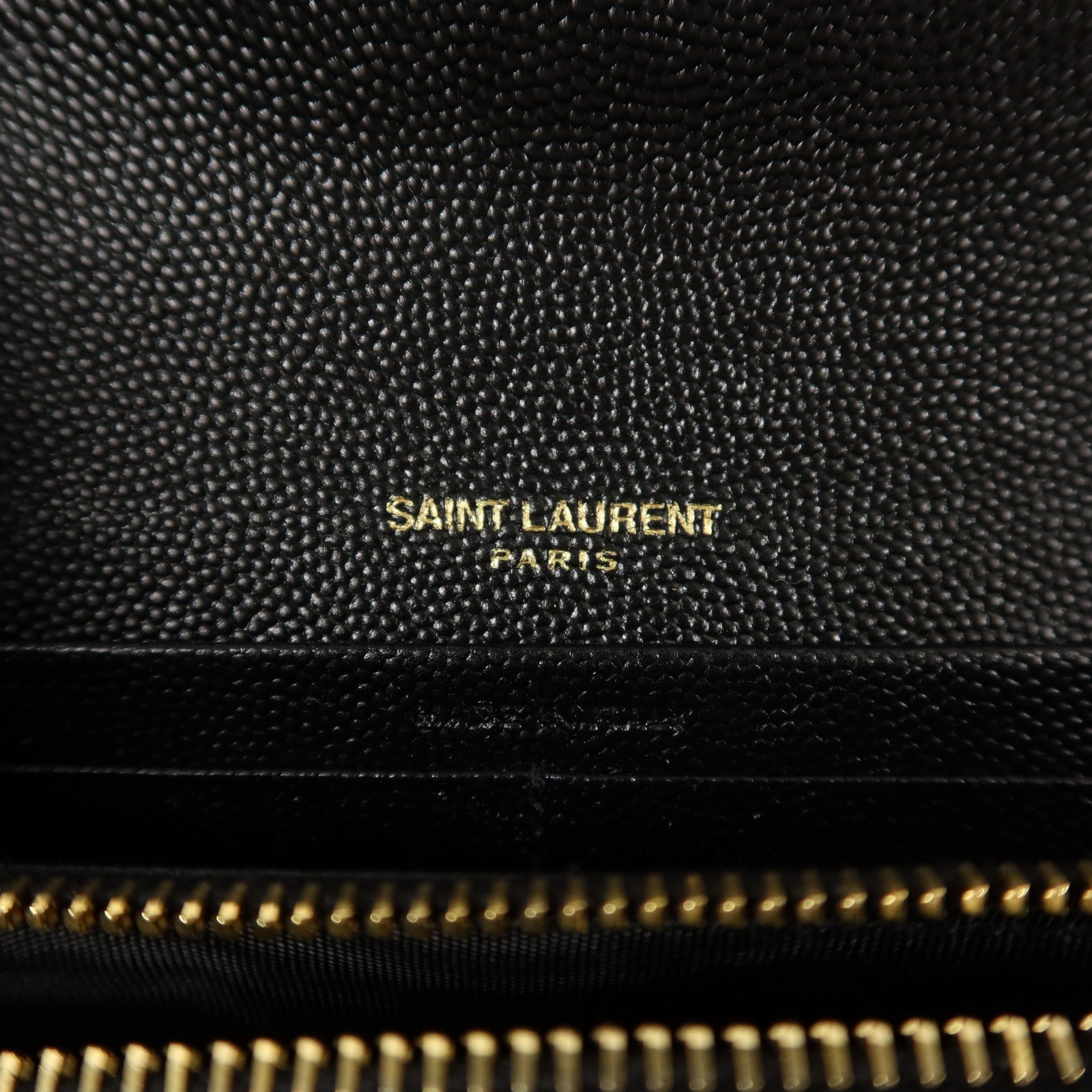 SAINT LAURENT 牛皮皮革Cassandre Matelasse Large Flap Wallet金扣長錢包