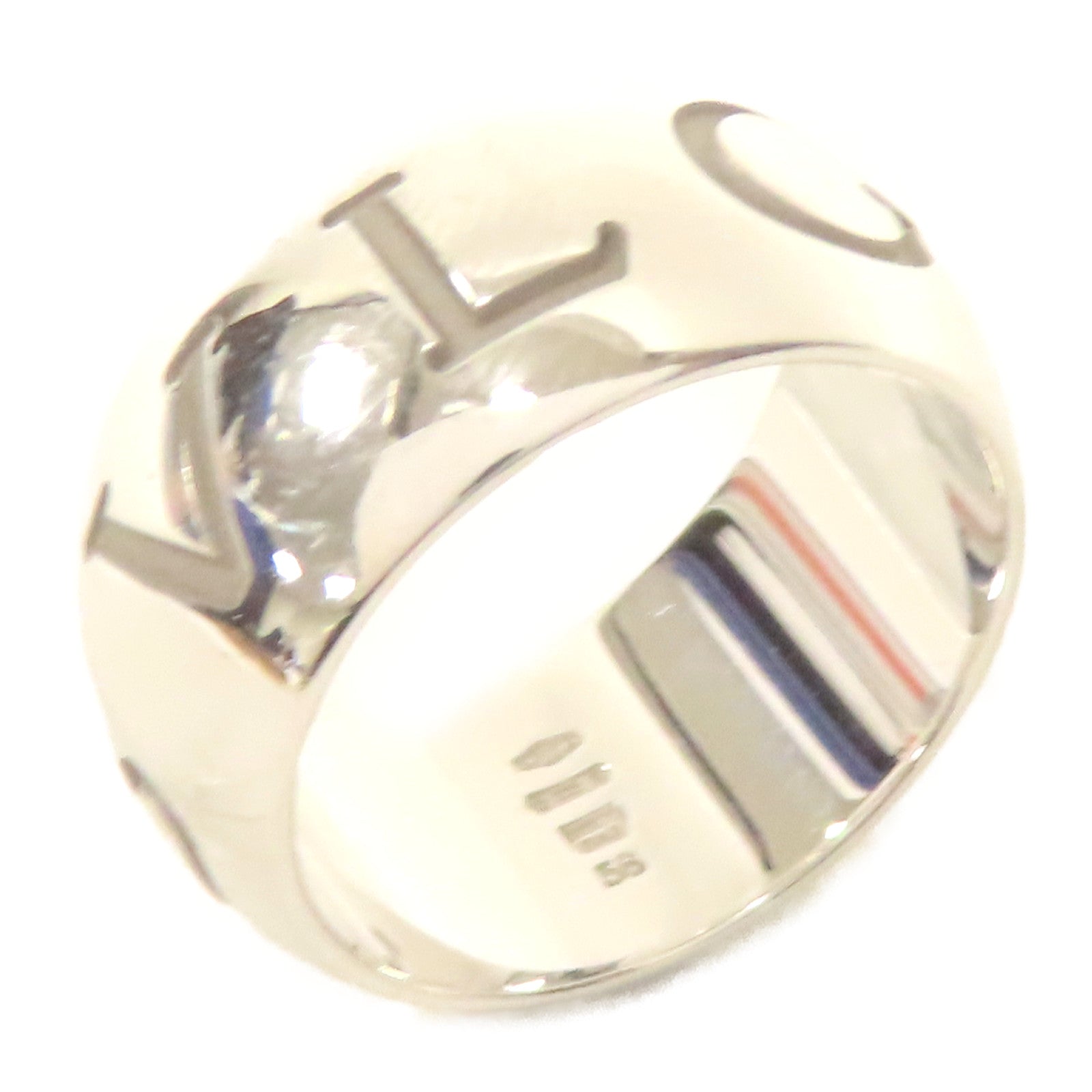BVLGARI **【激減優惠】18K白金Ring戒指US#7銀色