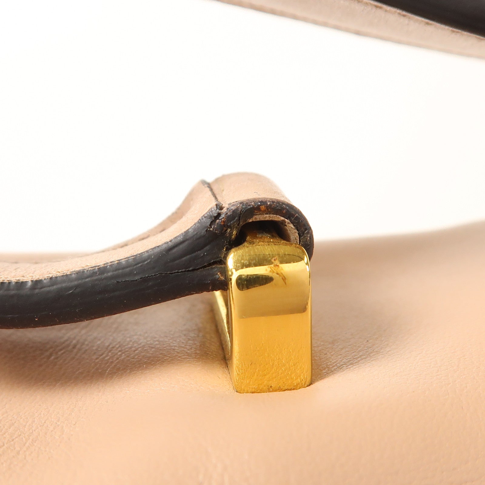 Miu Miu 【激減優惠】牛皮皮革2 Way Shoulder金扣手挽肩背兩用袋