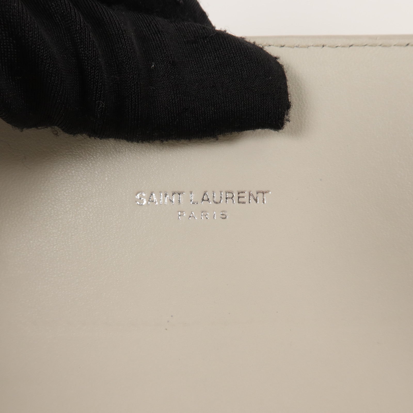 YVES SAINT LAURENT 牛皮皮革Crocodile Embossed Flap Long Wallet長錢包
