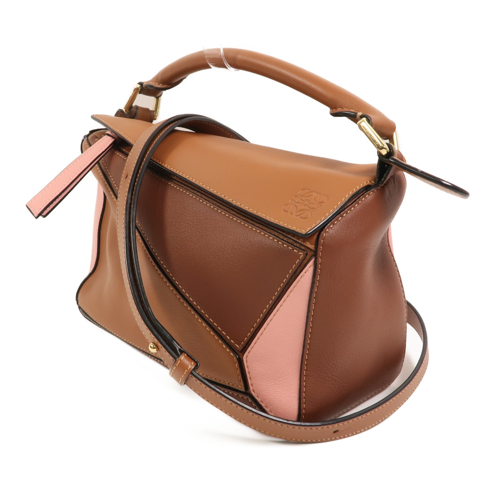 LOEWE 牛皮皮革Puzzle Small手挽肩背兩用袋