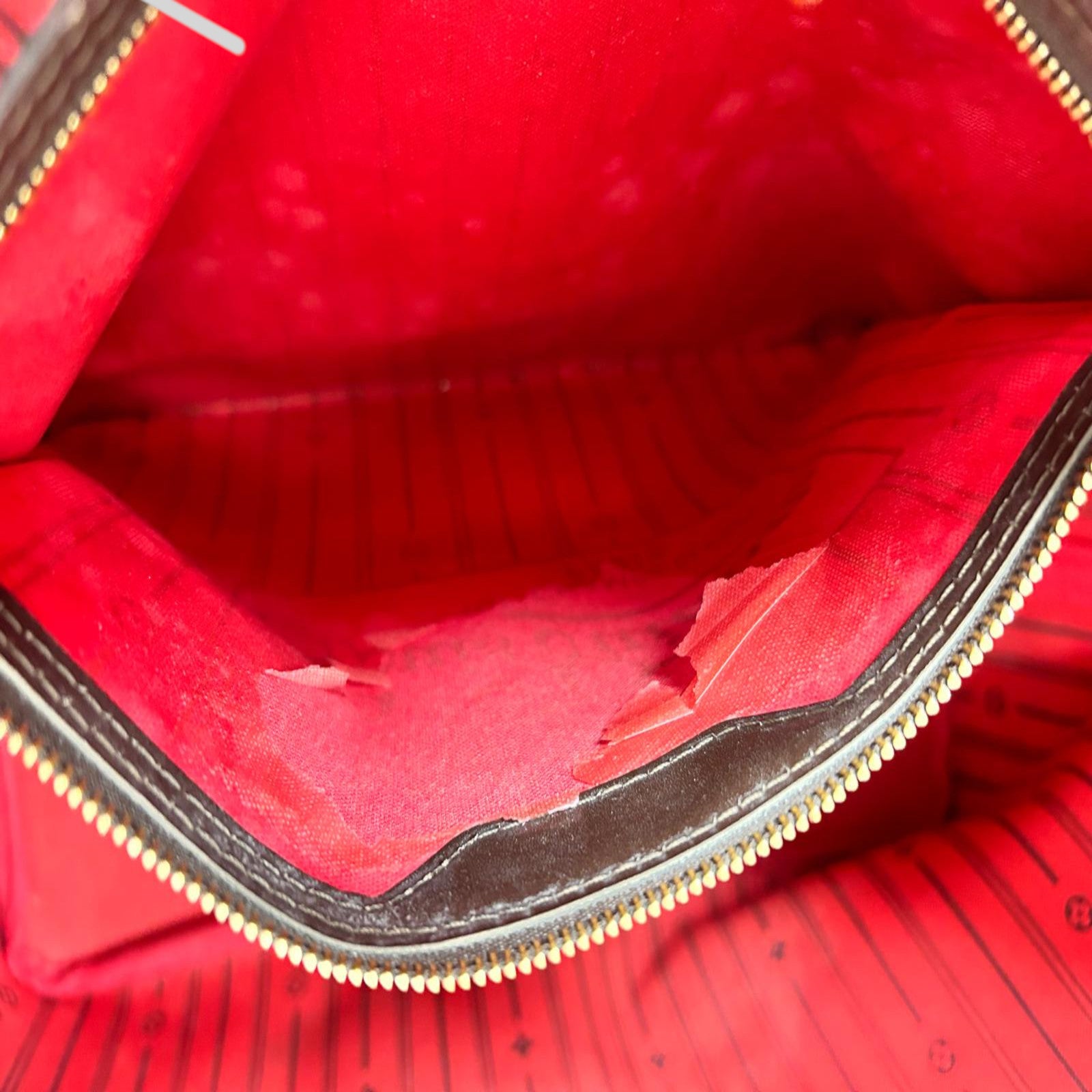 LOUIS VUITTON Damier Neverfull GM Tote Bag手挽袋Ebene
