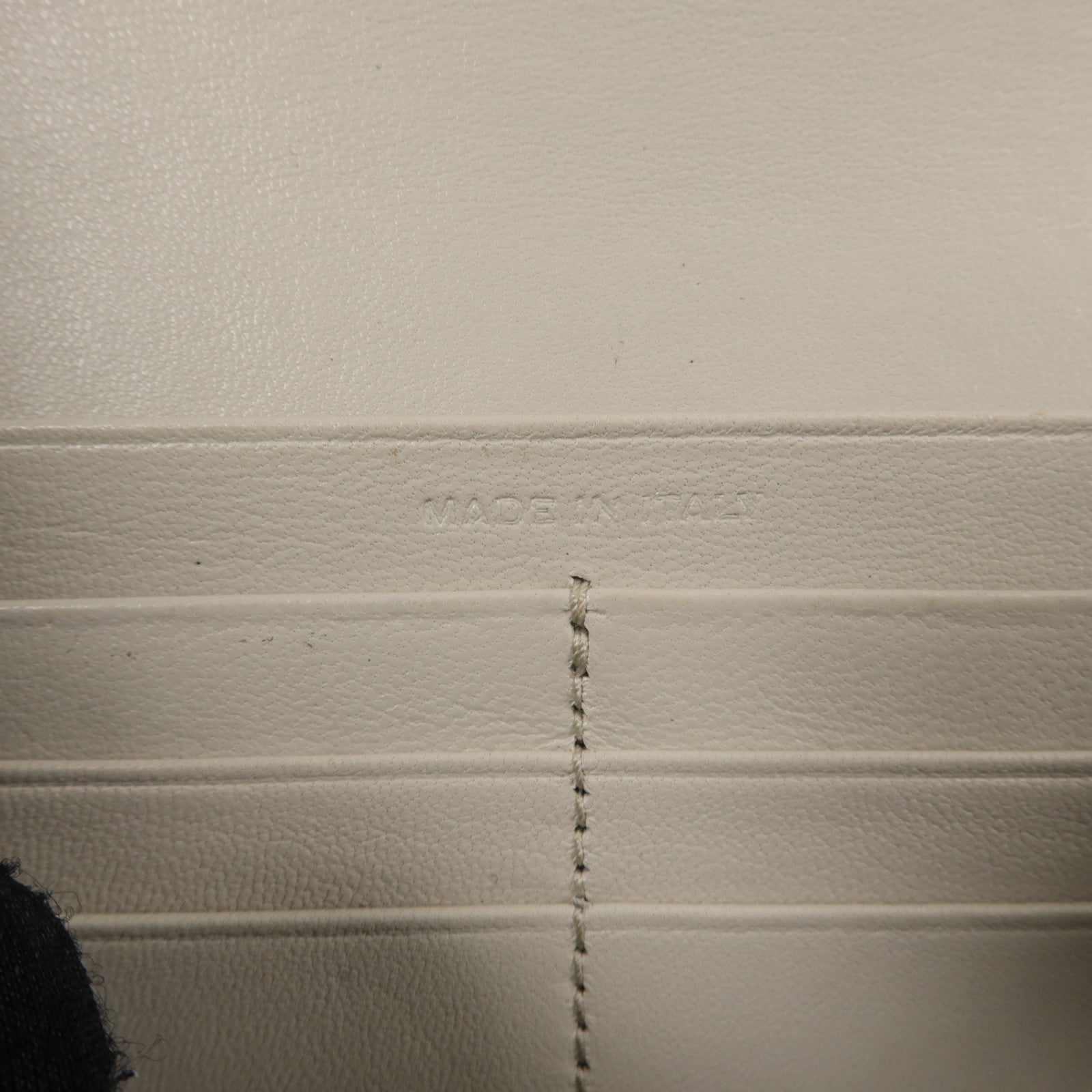 YVES SAINT LAURENT 牛皮皮革Crocodile Embossed Flap Long Wallet長錢包