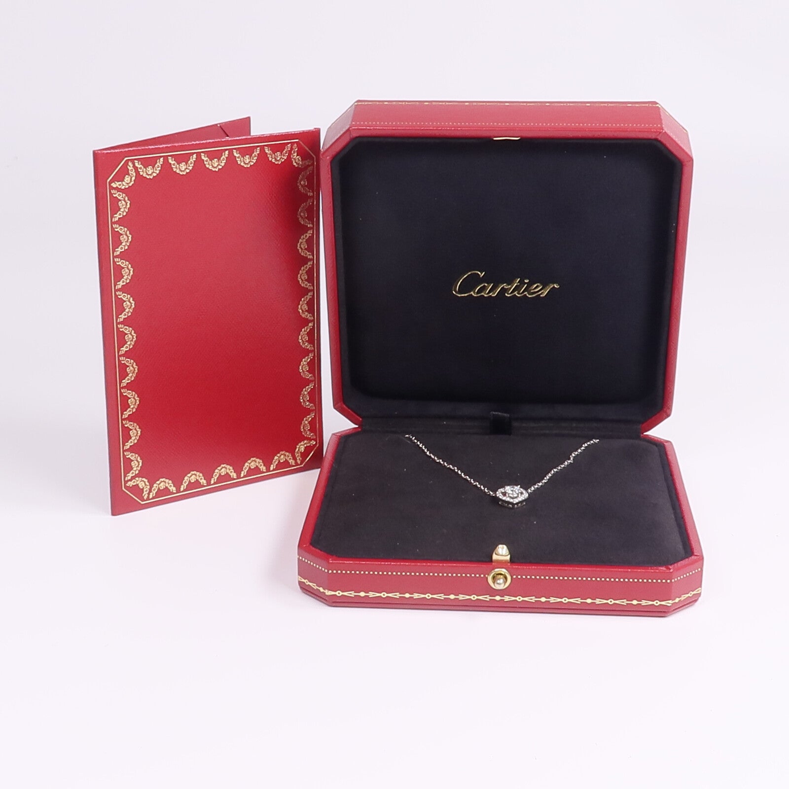 CARTIER PT950鉑金/18K白金Diamond Necklace鑽石項鍊