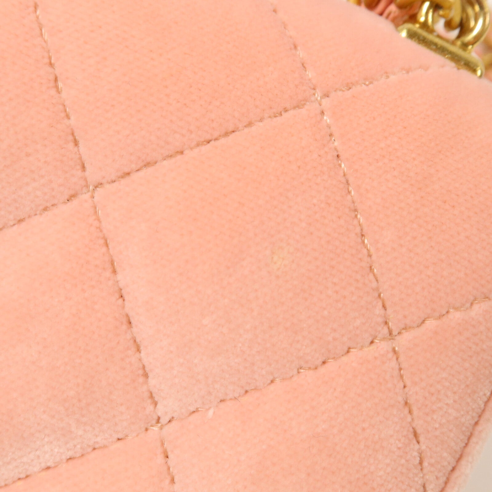 CHANEL 絨布Mini Velvet Enamel Flap Bag鏈帶肩背袋
