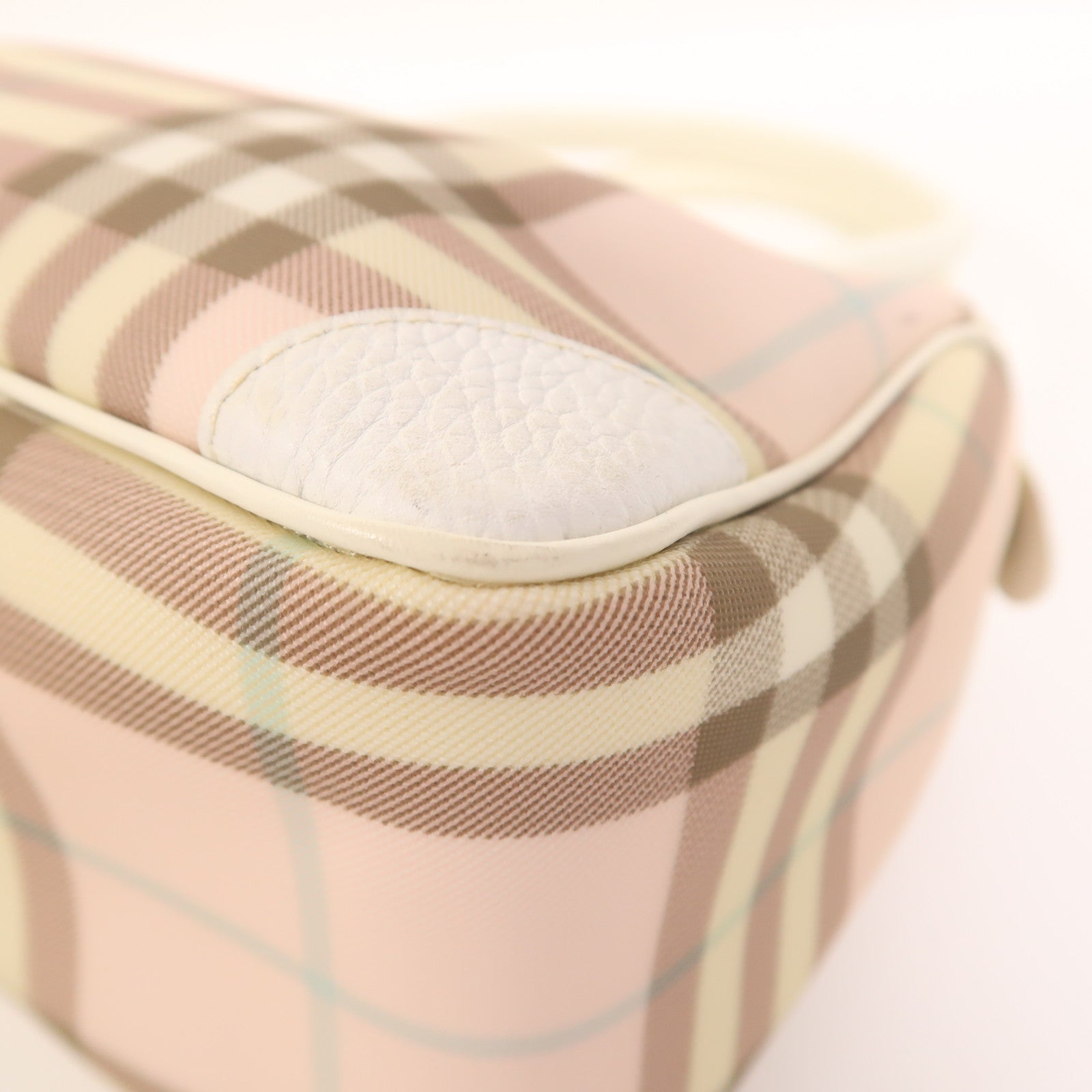 BURBERRY 塗層帆布Hand Bag銀扣手挽袋