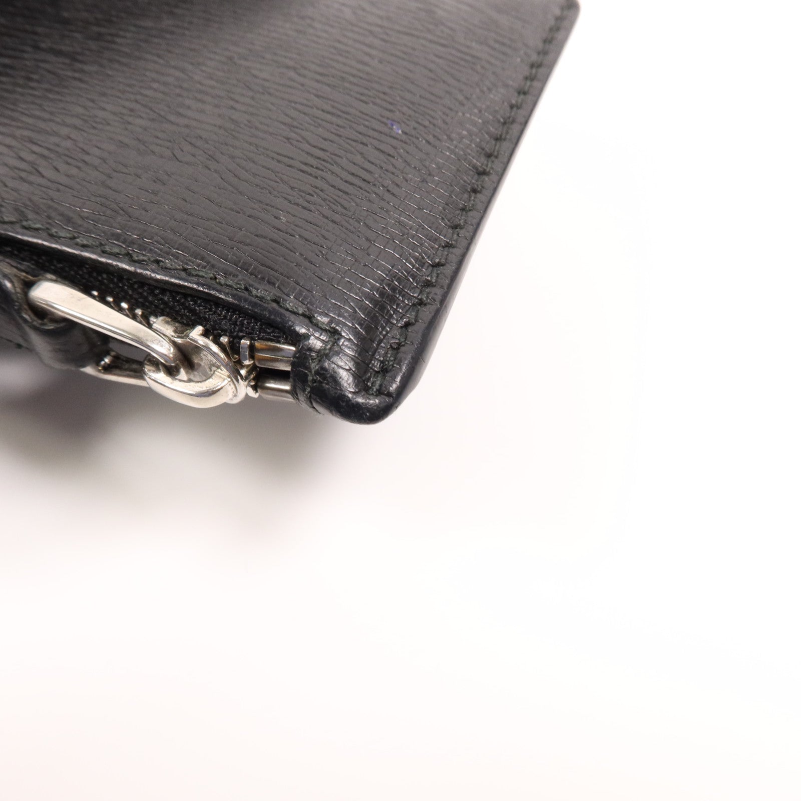 GUCCI 牛皮皮革Card Case銀扣卡片套