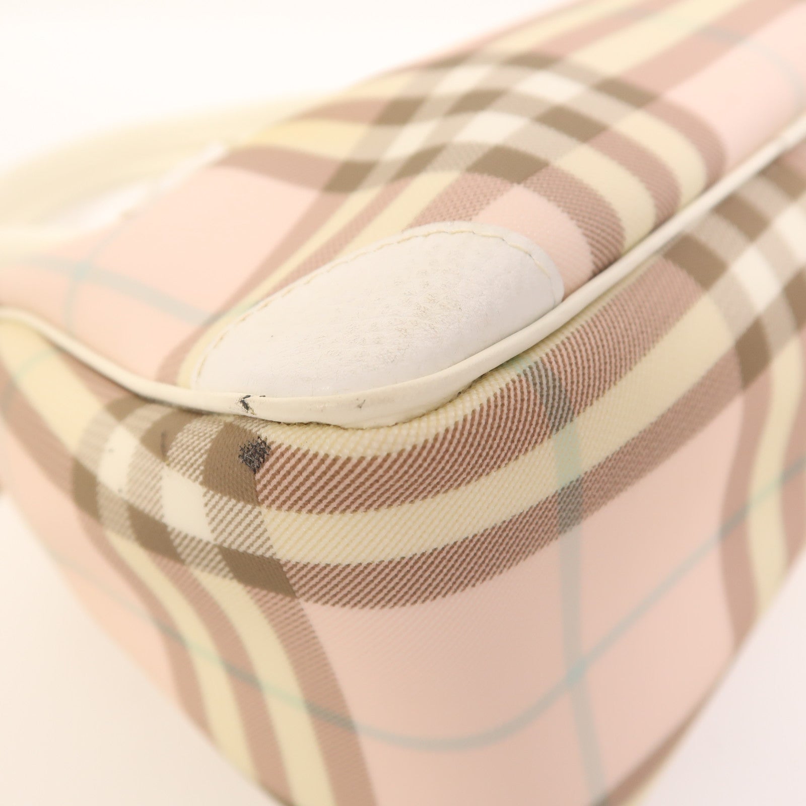 BURBERRY 塗層帆布Hand Bag銀扣手挽袋