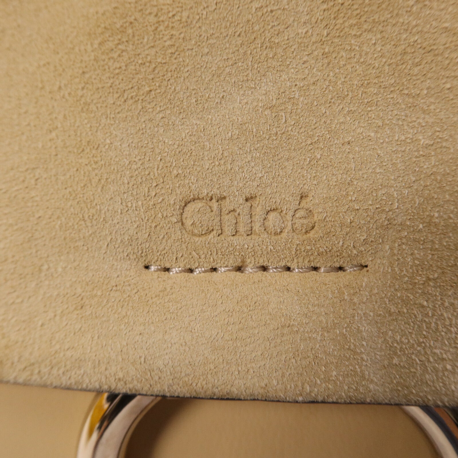 Chloe 牛皮皮革Faye Large金扣肩背袋