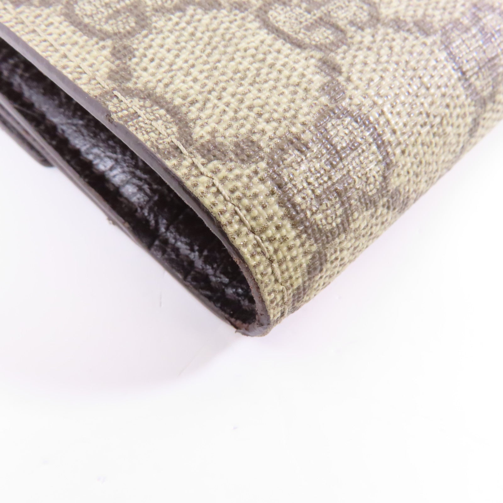 GUCCI 塗層帆布GG Plus Wallet錢包啡色
