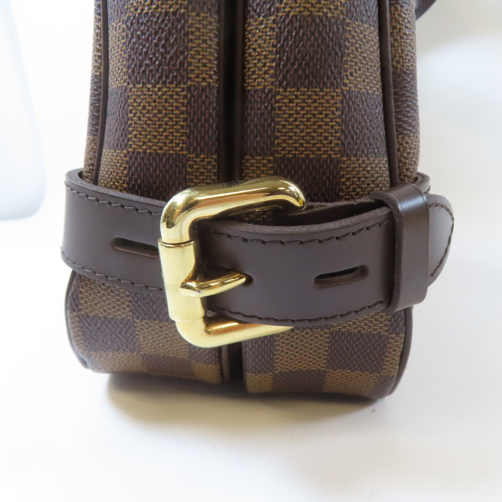 LOUIS VUITTON 【激減優惠】Damier Highbury金扣肩背袋啡色