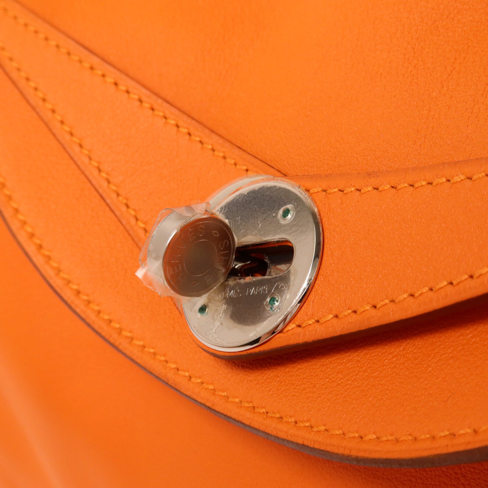 HERMES Swift皮革Lindy 26手挽肩背兩用袋Feu