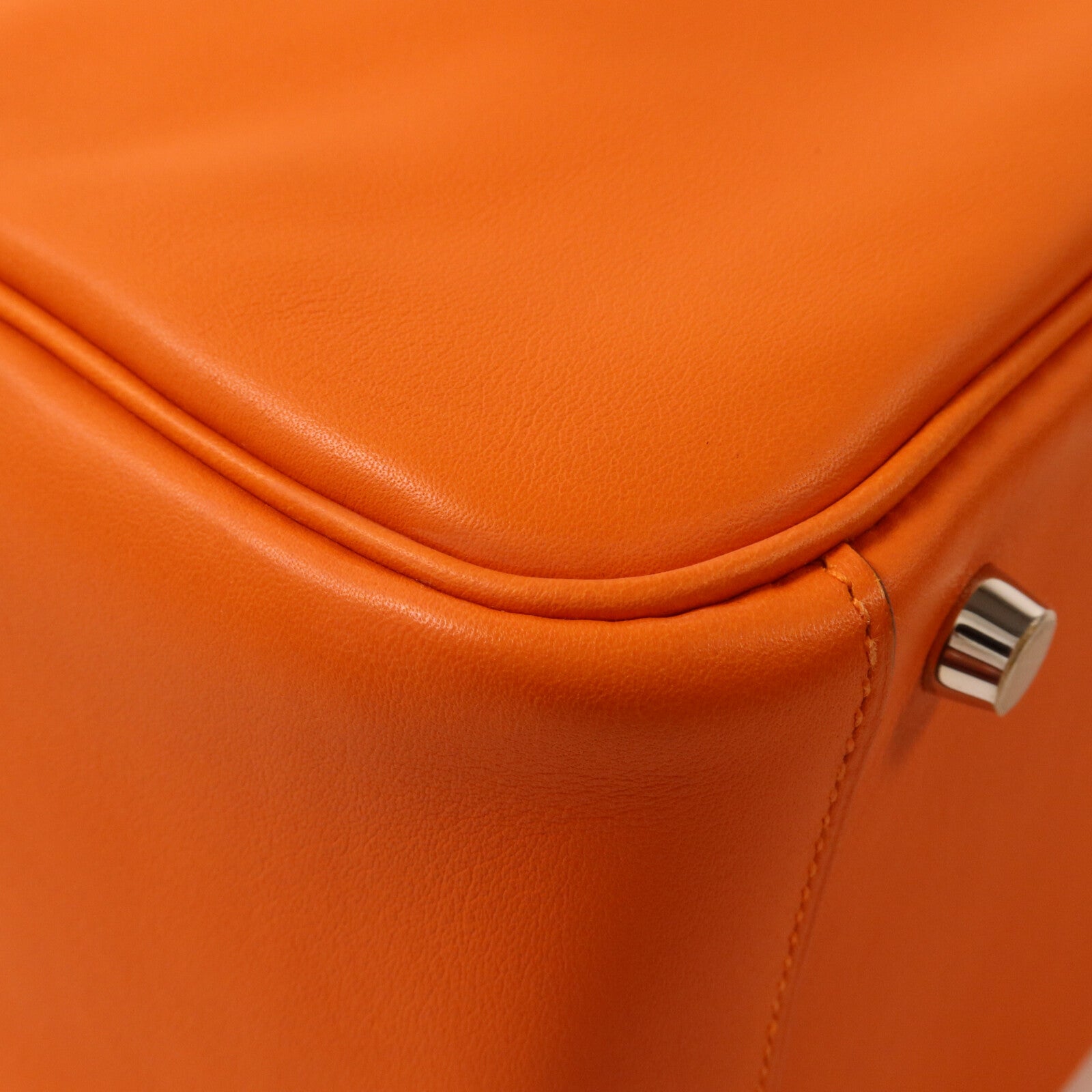 HERMES Swift皮革Lindy 26手挽肩背兩用袋Feu