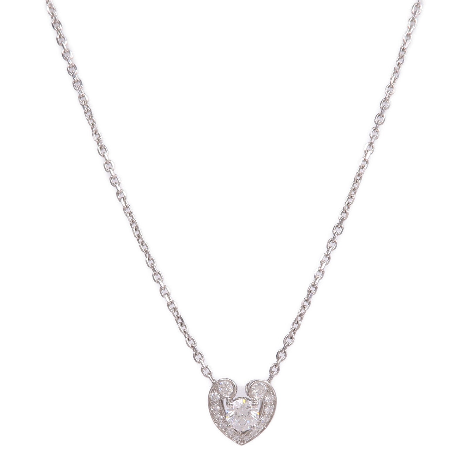 CARTIER PT950鉑金/18K白金Diamond Necklace鑽石項鍊