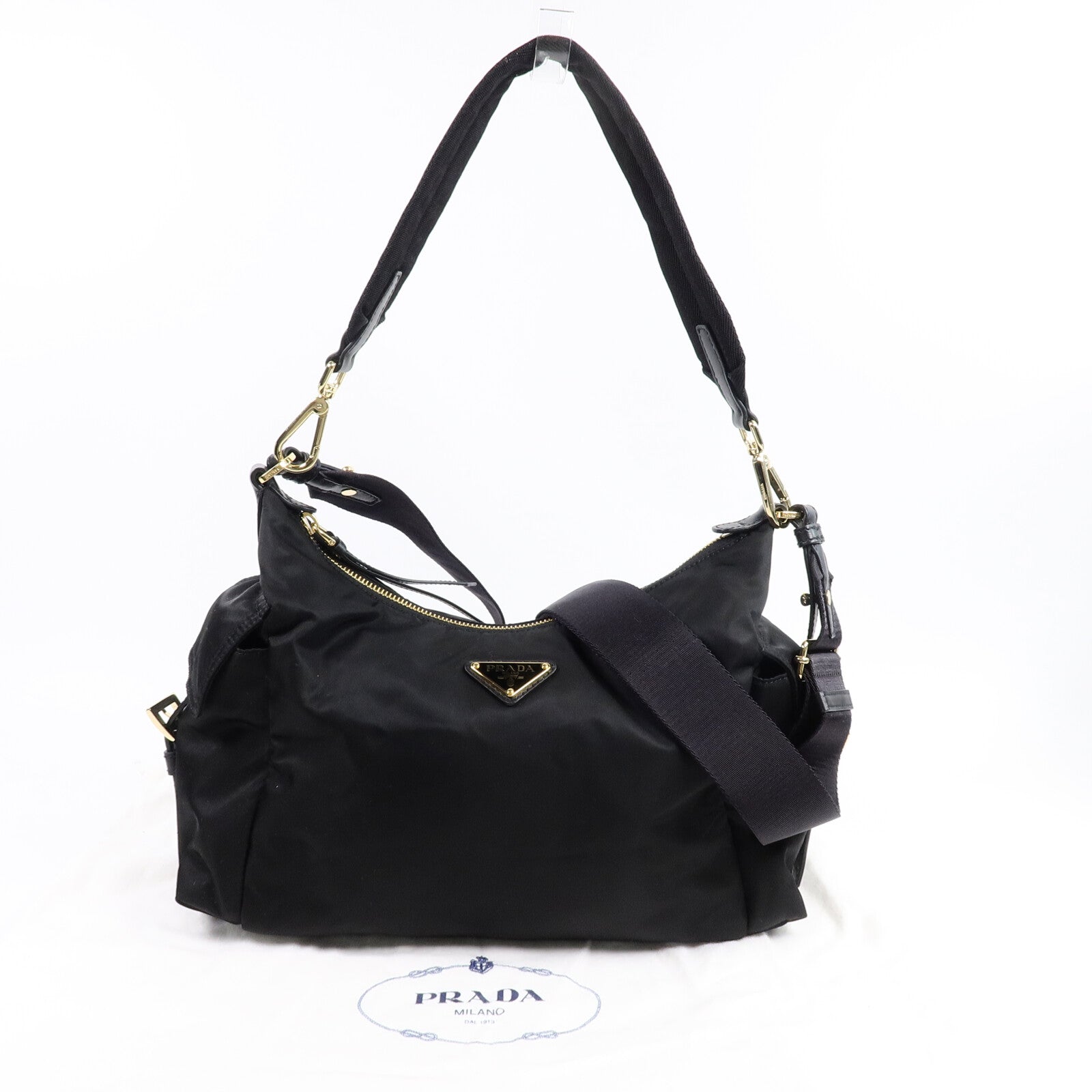 PRADA 尼龍Explore Large手挽肩背兩用袋
