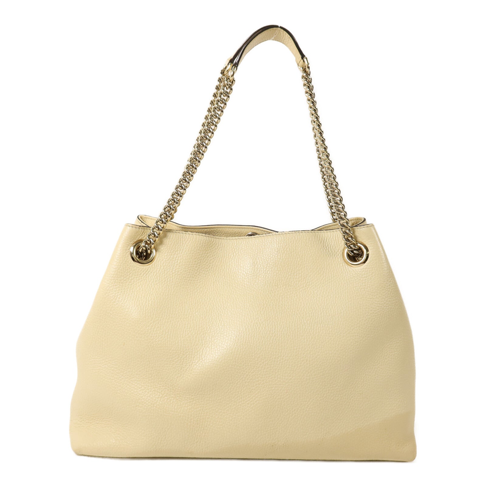 GUCCI 牛皮皮革Shoulder Bag鏈帶手挽肩背兩用袋
