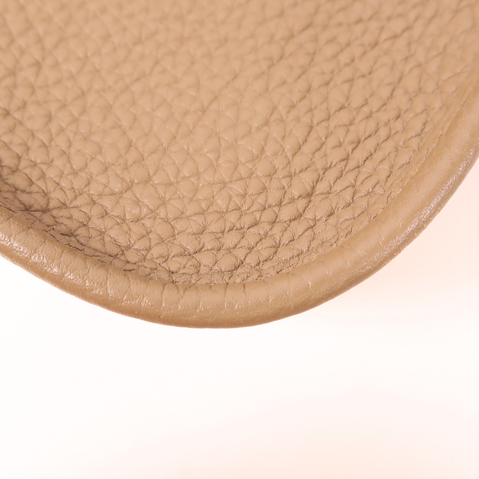 HERMES Maurice皮革Evelyne TPM金扣肩背袋Brown