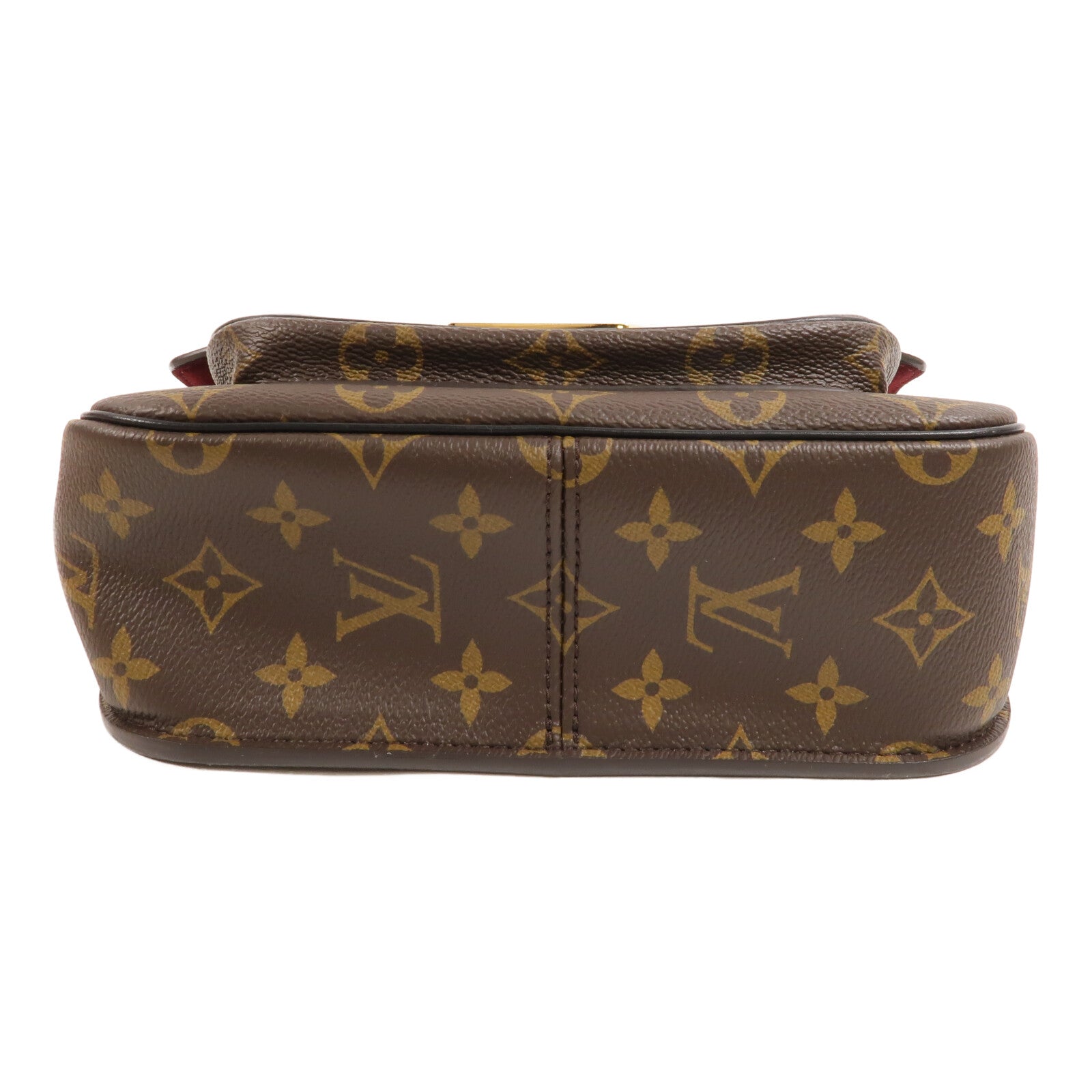 LOUIS VUITTON Monogram Passy金扣肩背袋棕色