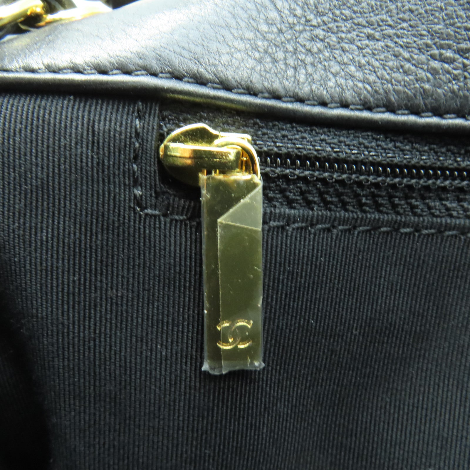 CHANEL 【激減優惠】菱格牛皮皮革Chain Shoulder Bag金扣鏈帶肩背袋黑色