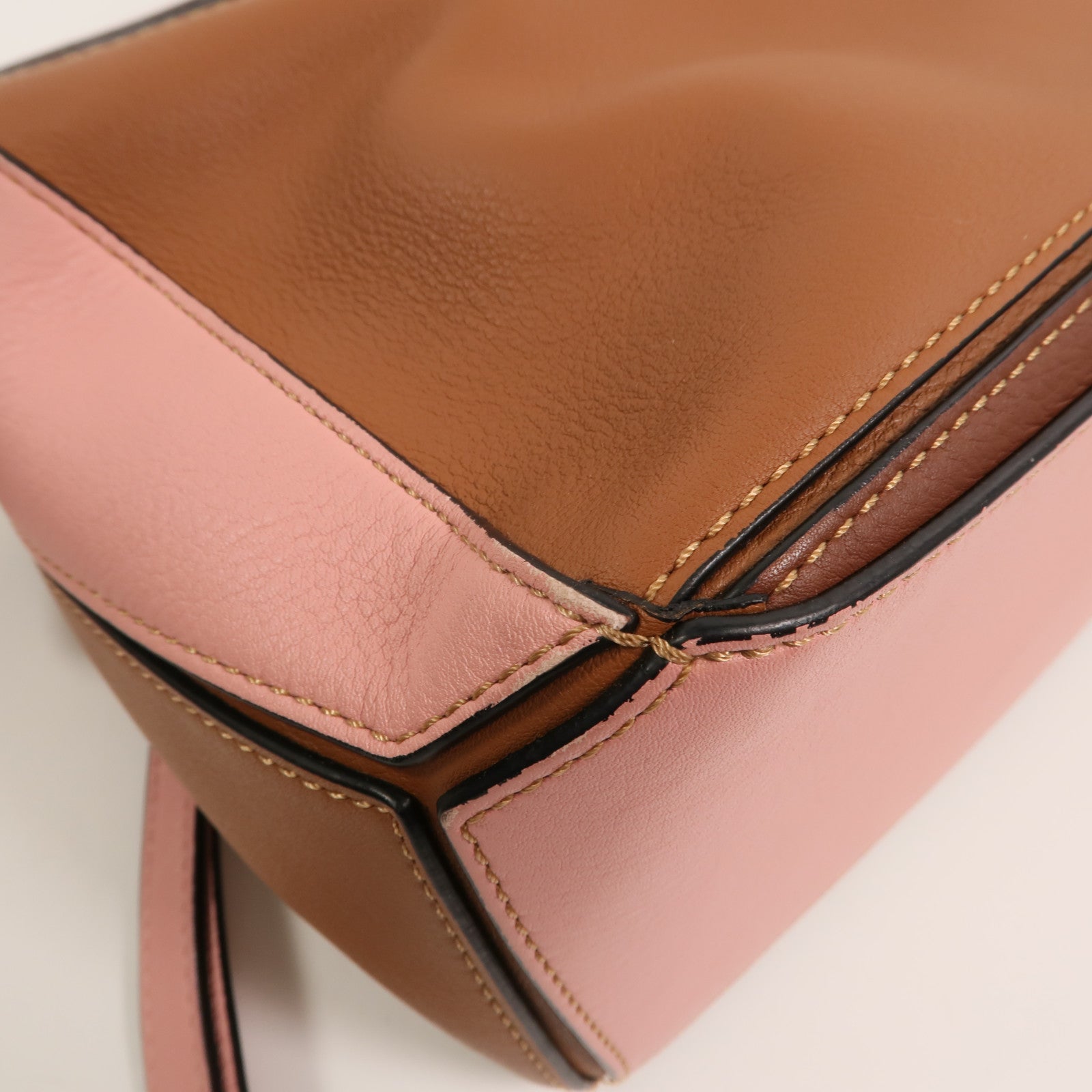 LOEWE 牛皮皮革Puzzle Small手挽肩背兩用袋