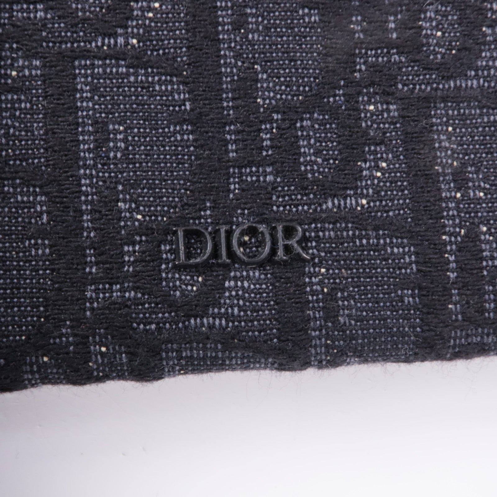 Dior 帆布Oblique銀扣卡片套