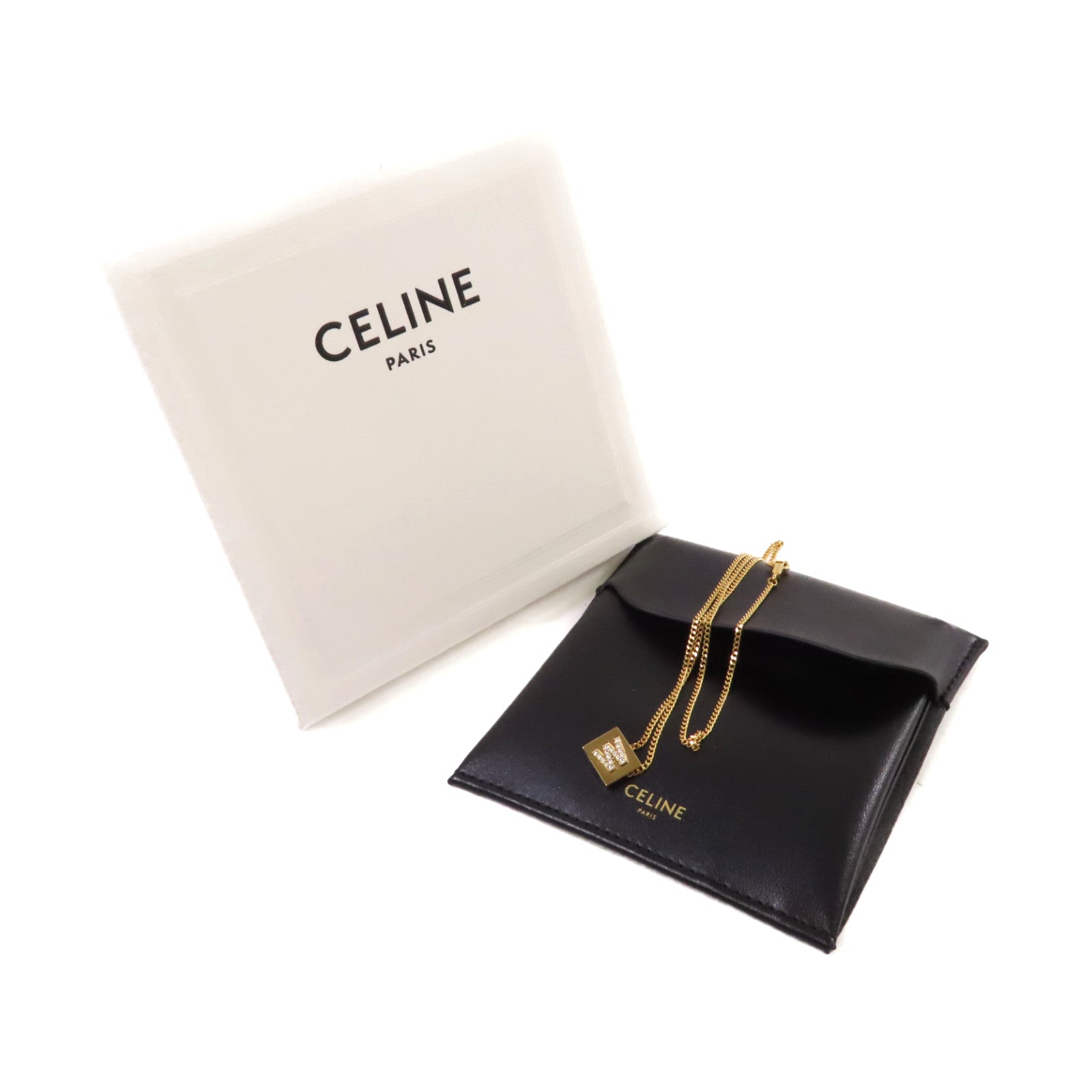 CELINE 金屬Necklace項鏈金色
