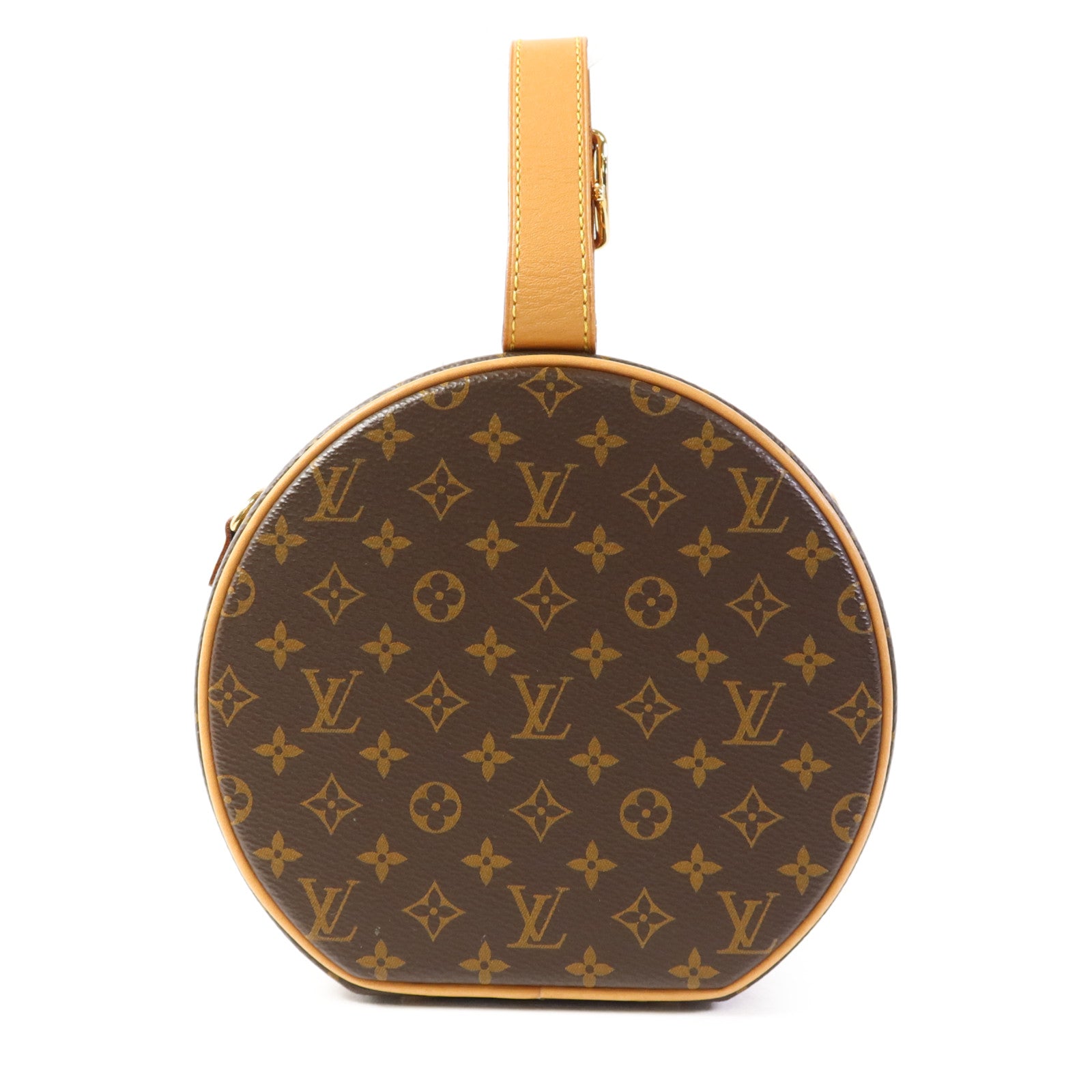 LOUIS VUITTON Monogram Petite Boite Chapeau金扣手挽肩背兩用袋