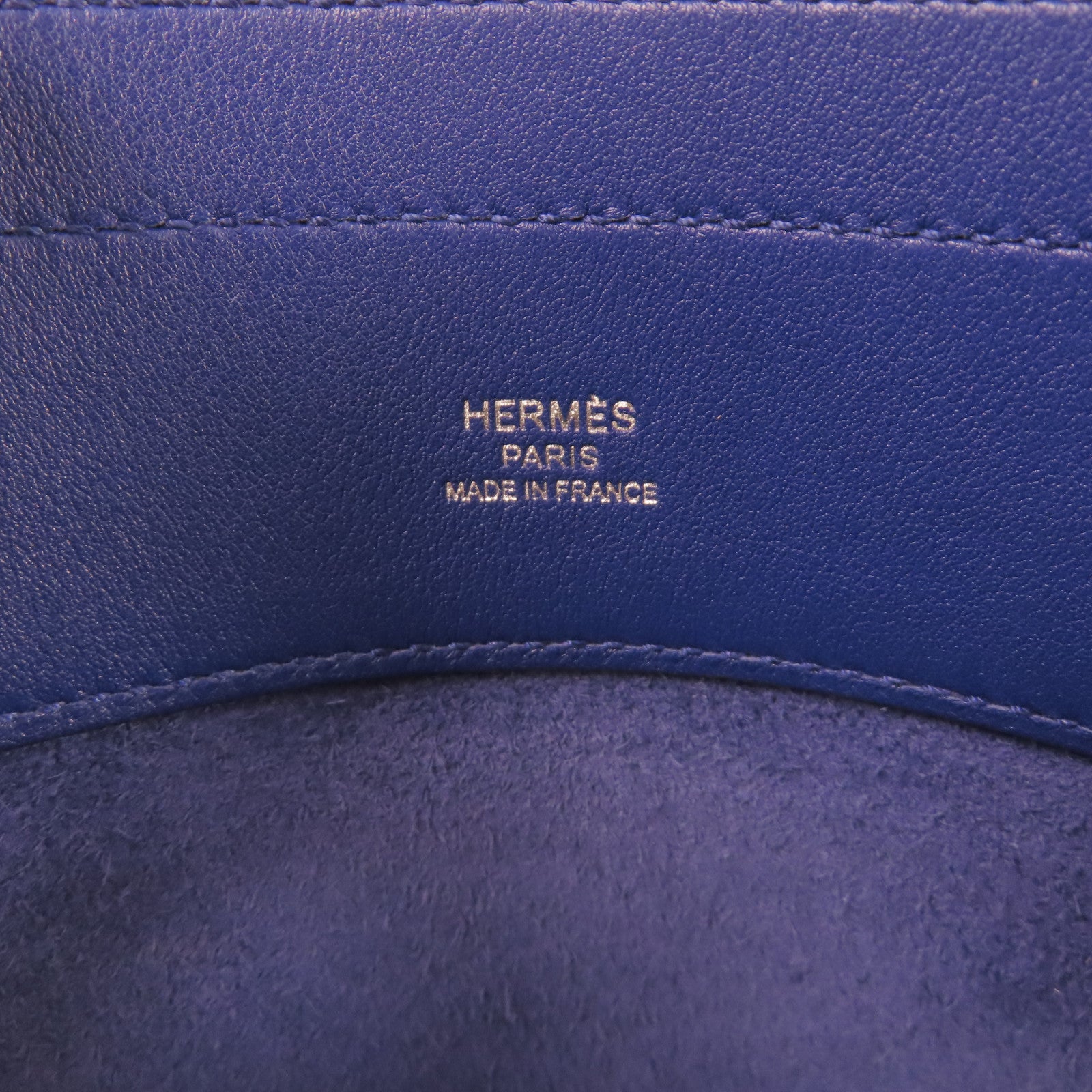 HERMES Swift皮革Aline Shoulder Bag銀扣肩背袋7T Bleu Electrique/電光藍色