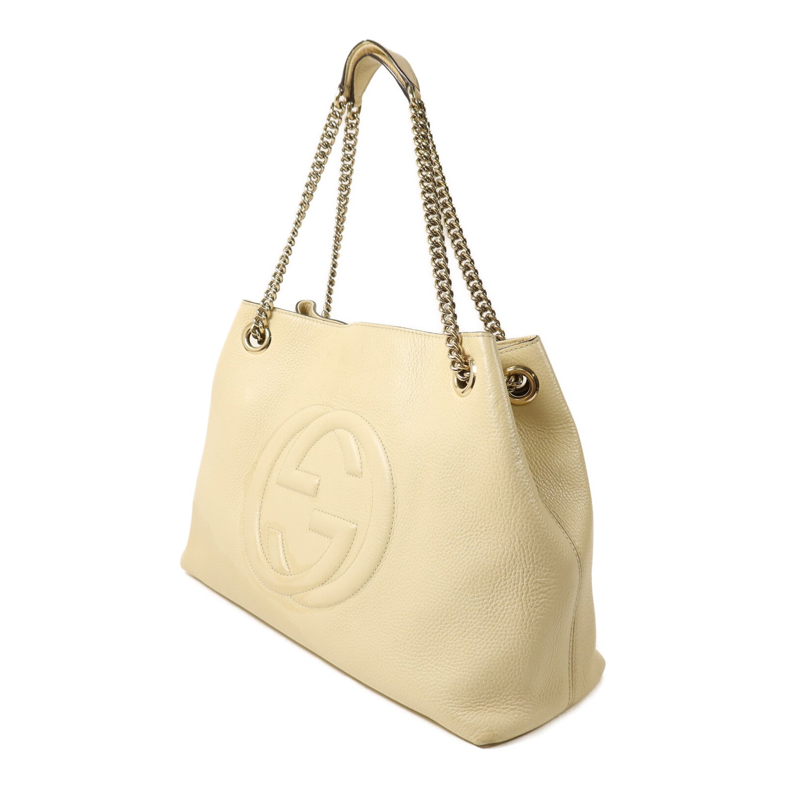 GUCCI 牛皮皮革Shoulder Bag鏈帶手挽肩背兩用袋