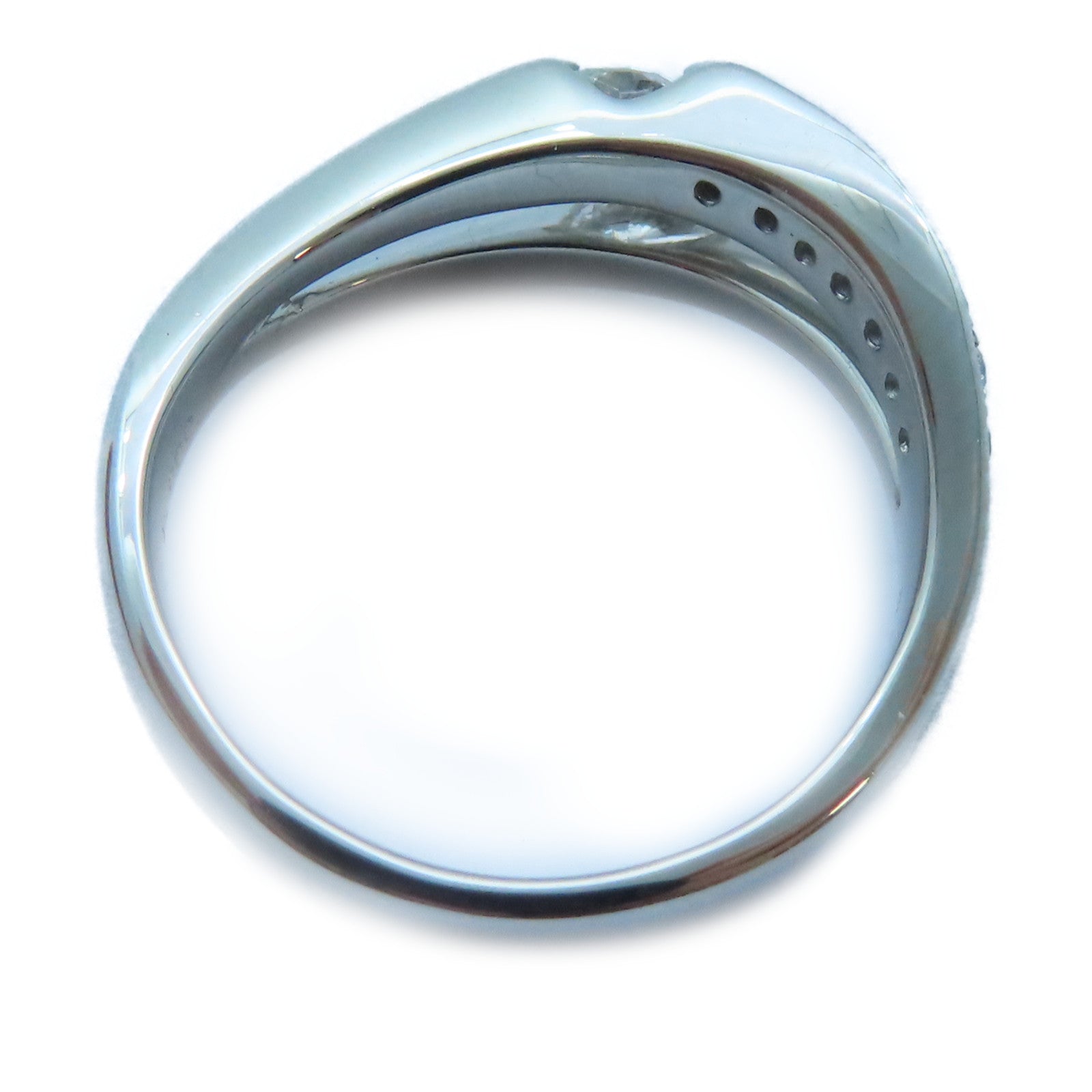 JEWELRY 【激減優惠】PT900白金Diamond Ring 0.365ct/0.28ct鑽石戒指US#6