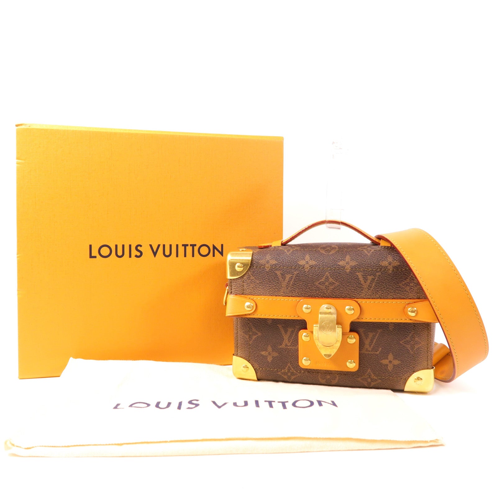 LOUIS VUITTON LV GHW Soul Trunk 2 Way Bag M11535 Monogram Dust Brown