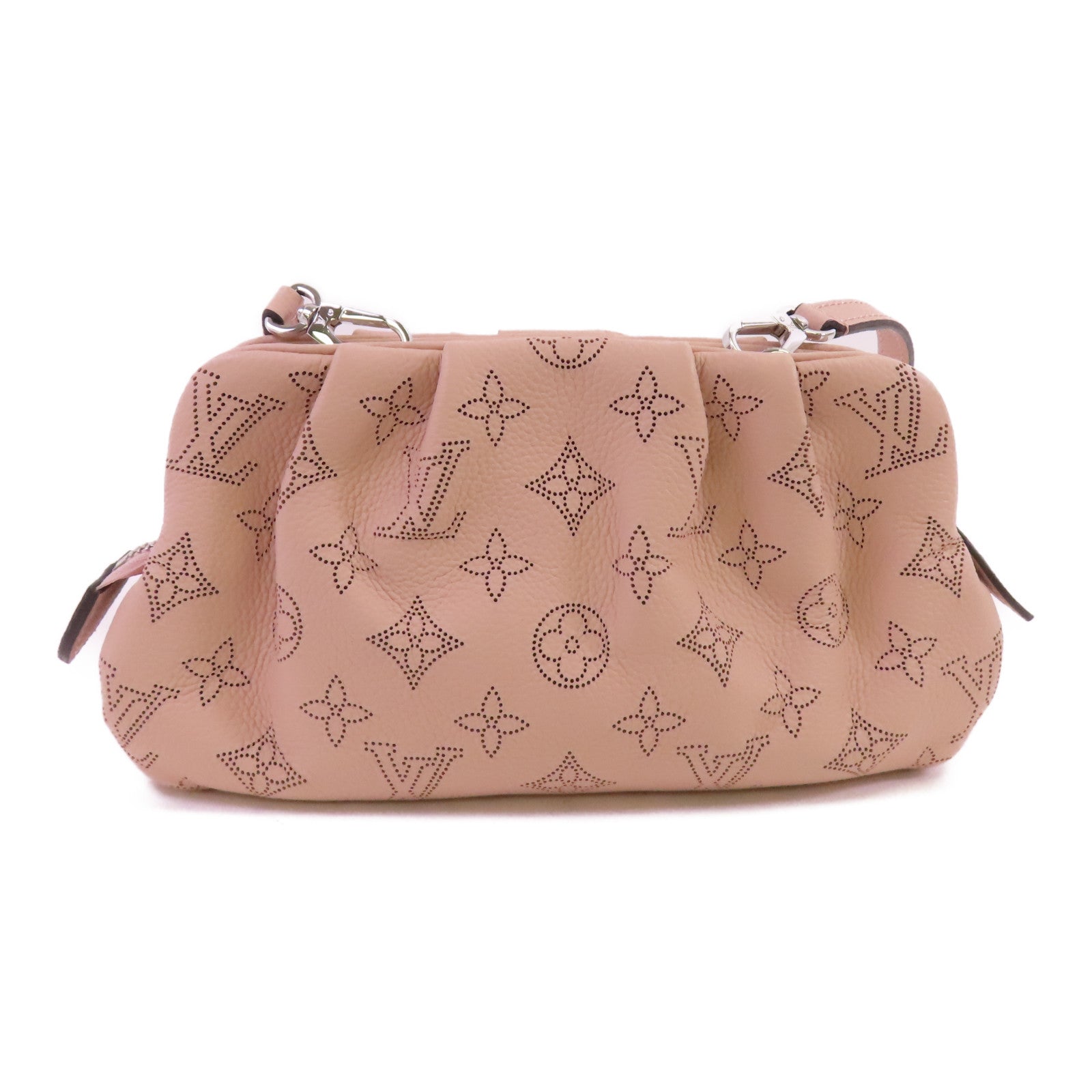 LOUIS VUITTON Monogram Mahina Scala Mini Pouch銀扣肩背袋