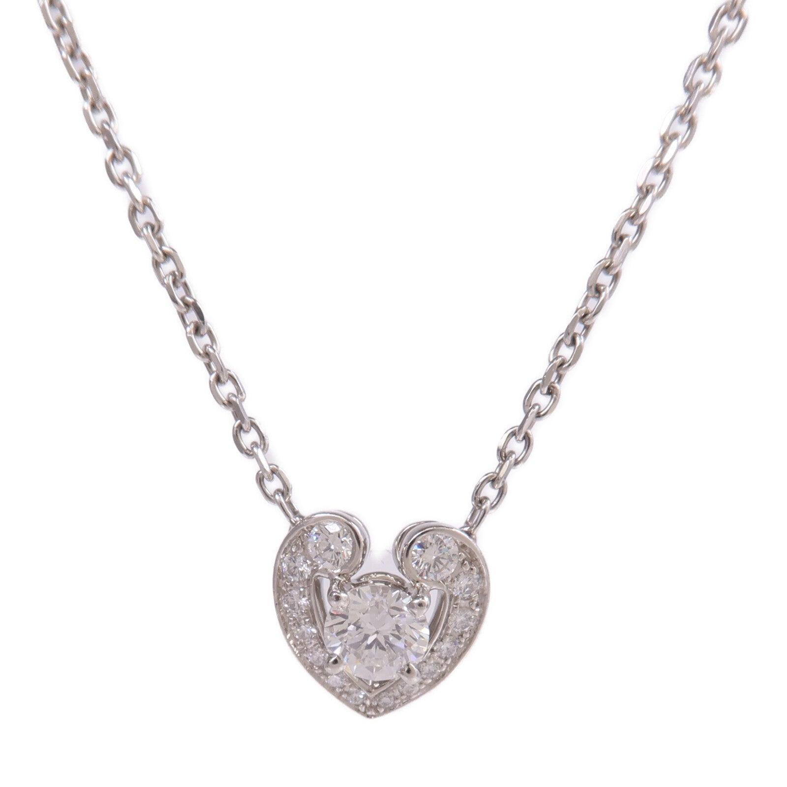 CARTIER PT950鉑金/18K白金Diamond Necklace鑽石項鍊