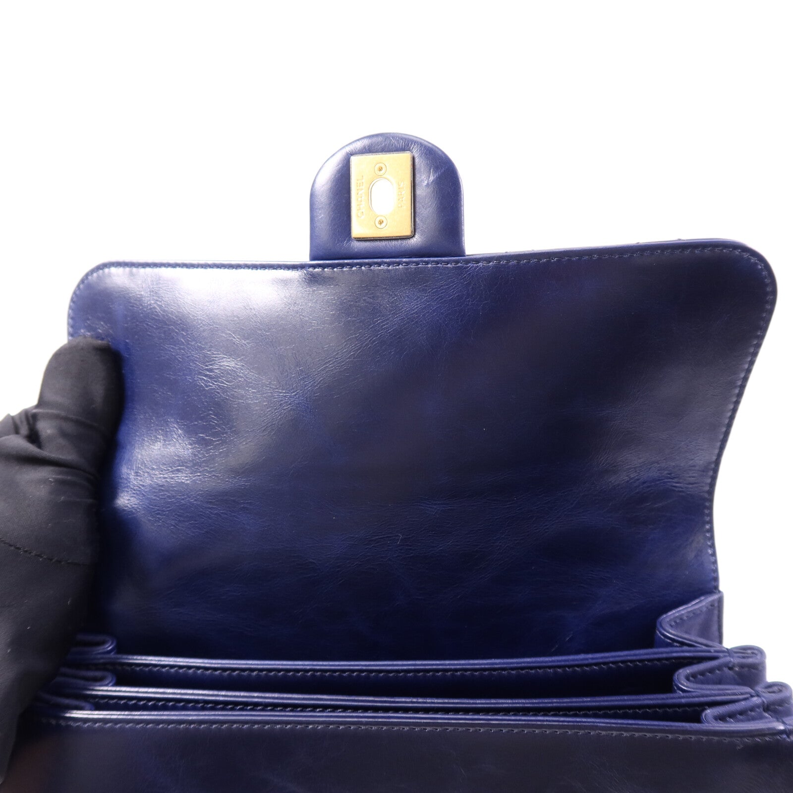 CHANEL 【激減優惠】牛皮皮革Chain Shoulder Bag金扣鏈帶肩背袋