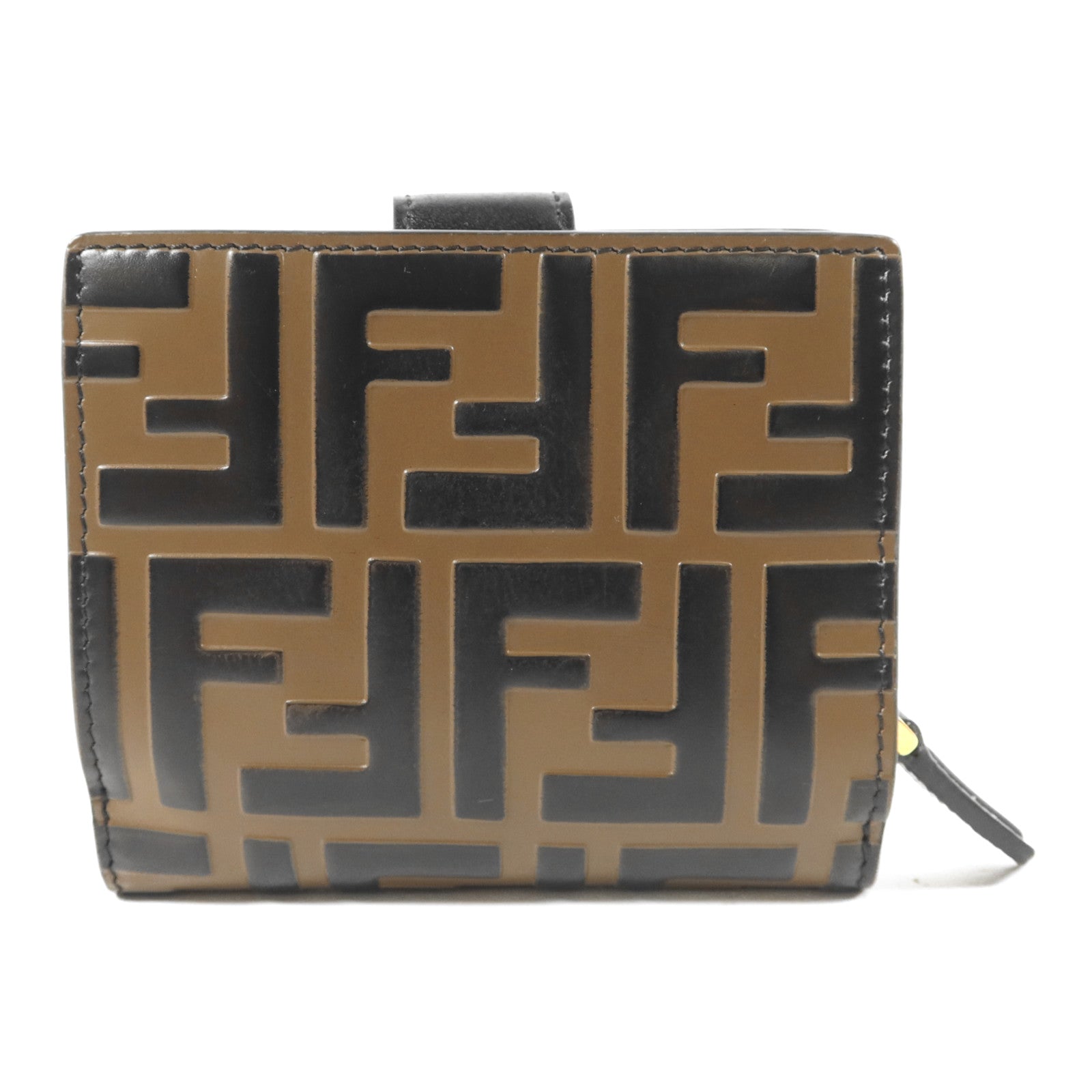 FENDI 牛皮皮革Wallet金扣錢包