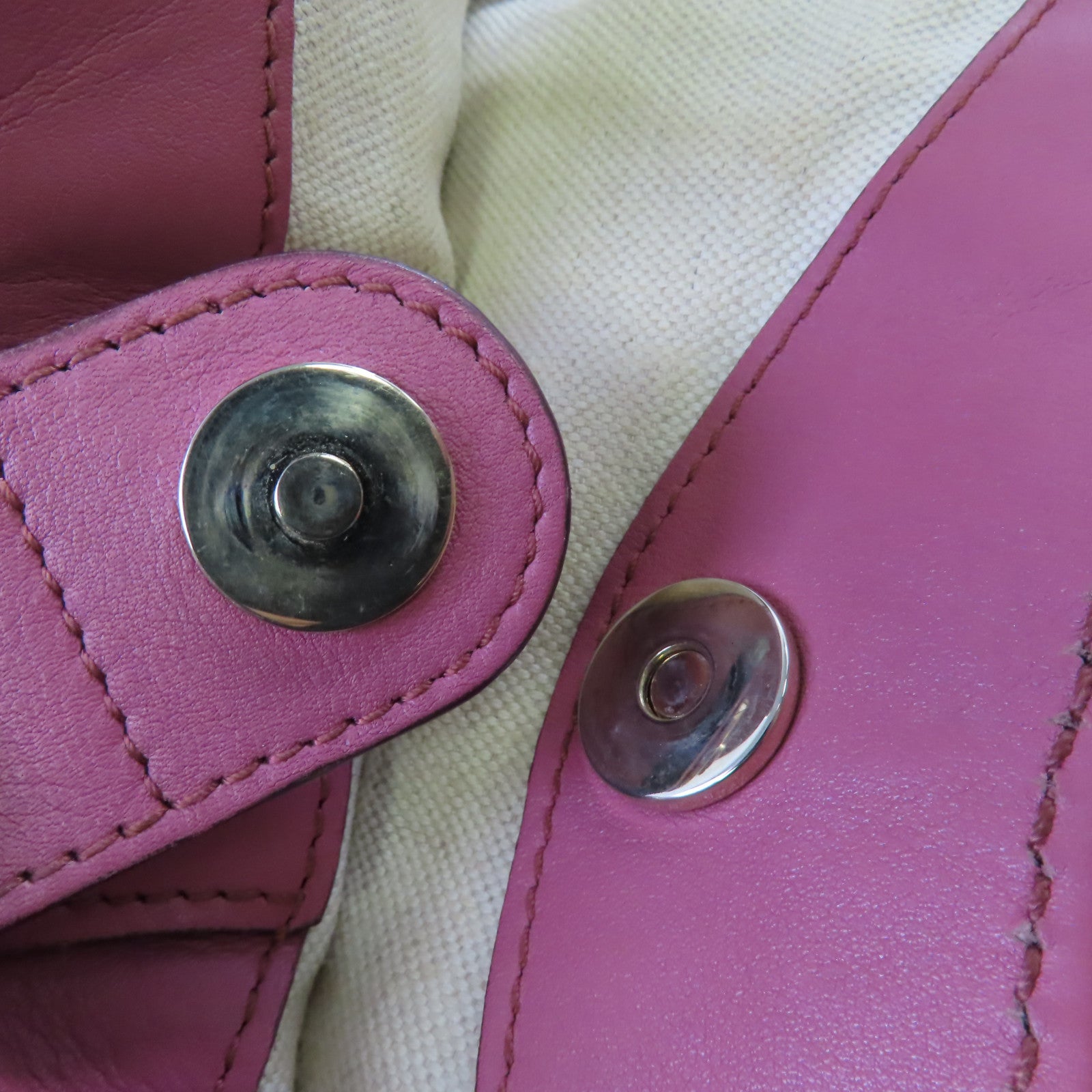 GUCCI 牛皮皮革Sukey Tote Bag金扣肩背袋深粉紅色