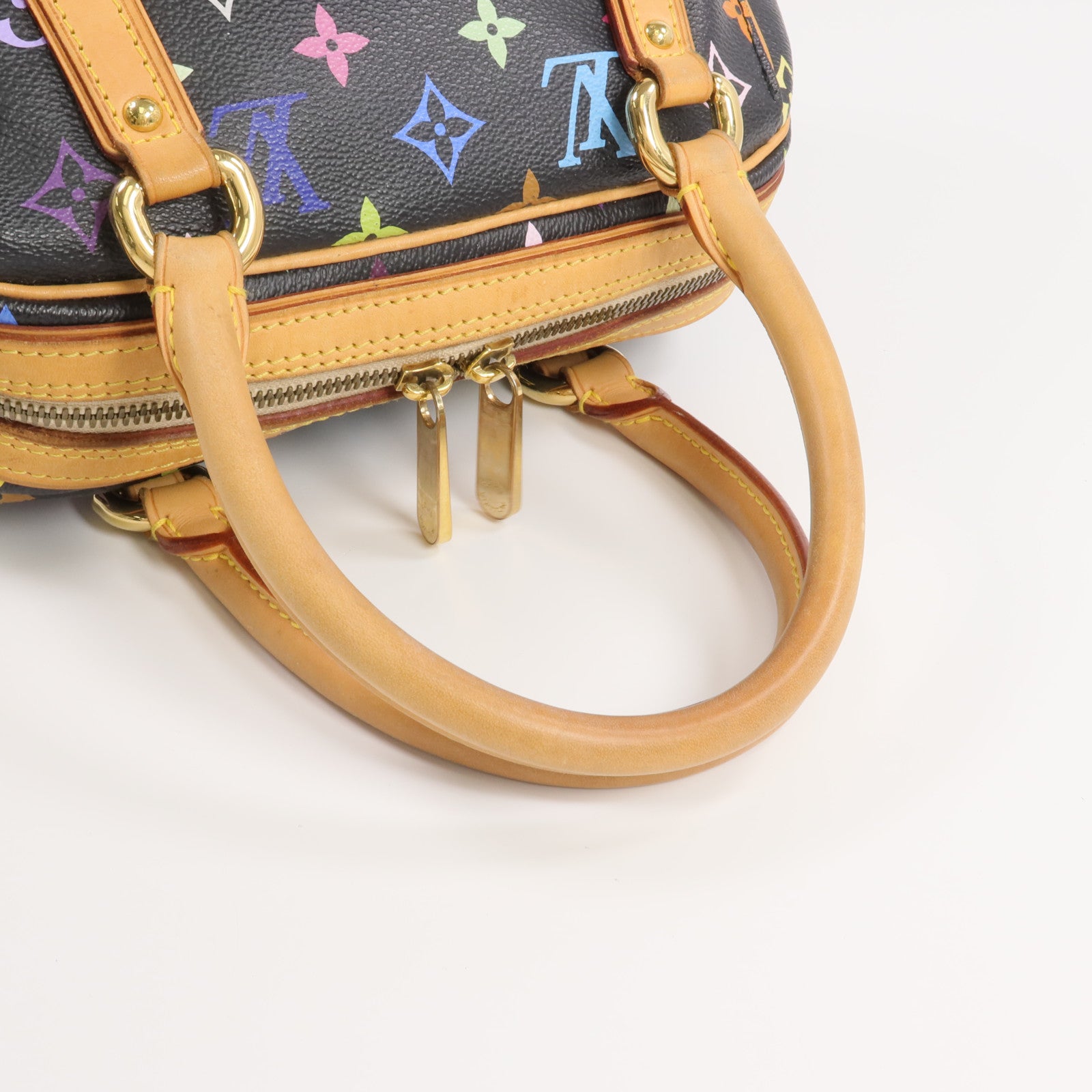 LOUIS VUITTON Monogram Multicolore Priscilla金扣手挽袋