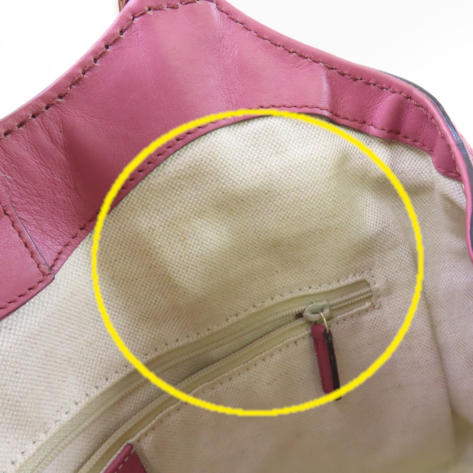 GUCCI 牛皮皮革Sukey Tote Bag金扣肩背袋深粉紅色