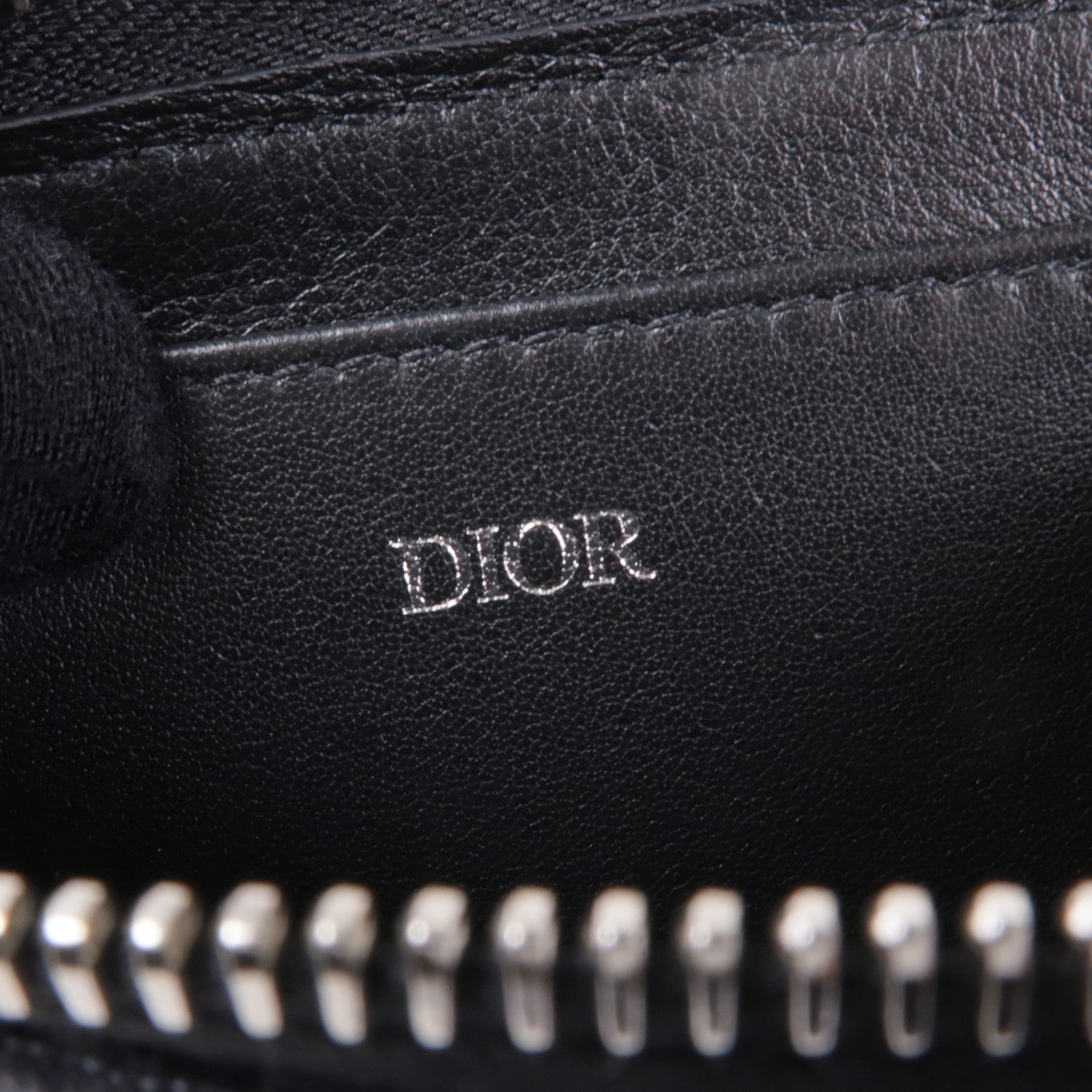 Dior 帆布Oblique銀扣卡片套