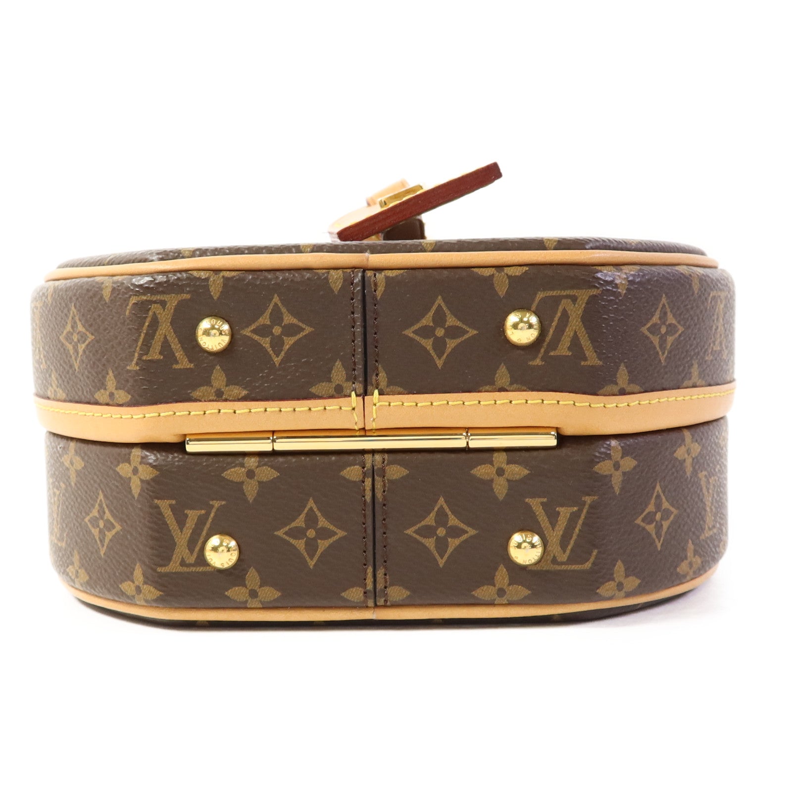 LOUIS VUITTON Monogram Petite Boite Chapeau金扣手挽肩背兩用袋