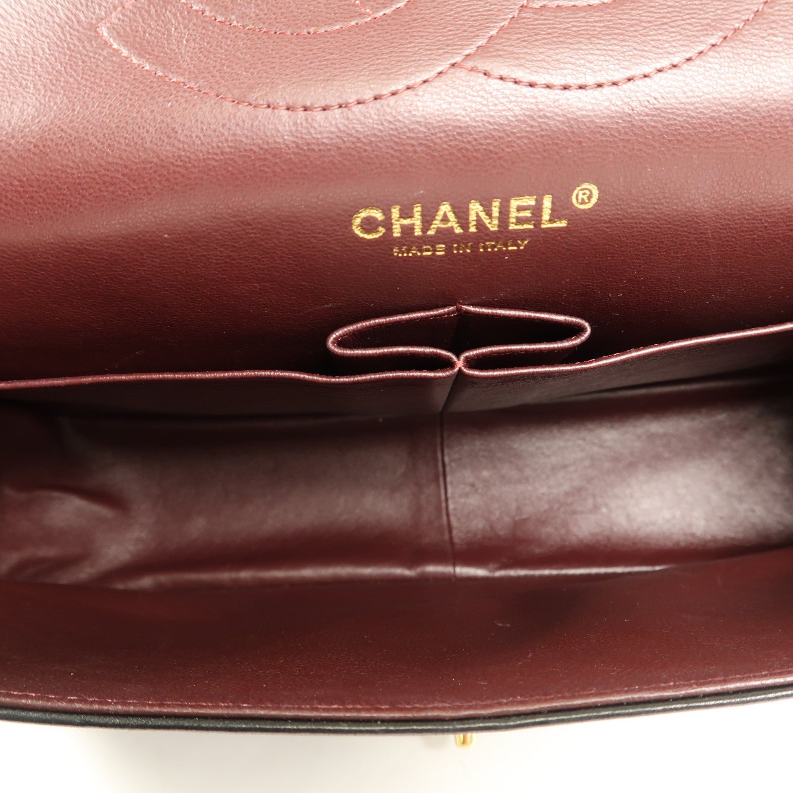 CHANEL 羊皮皮革Large Classic金扣鏈帶肩背袋