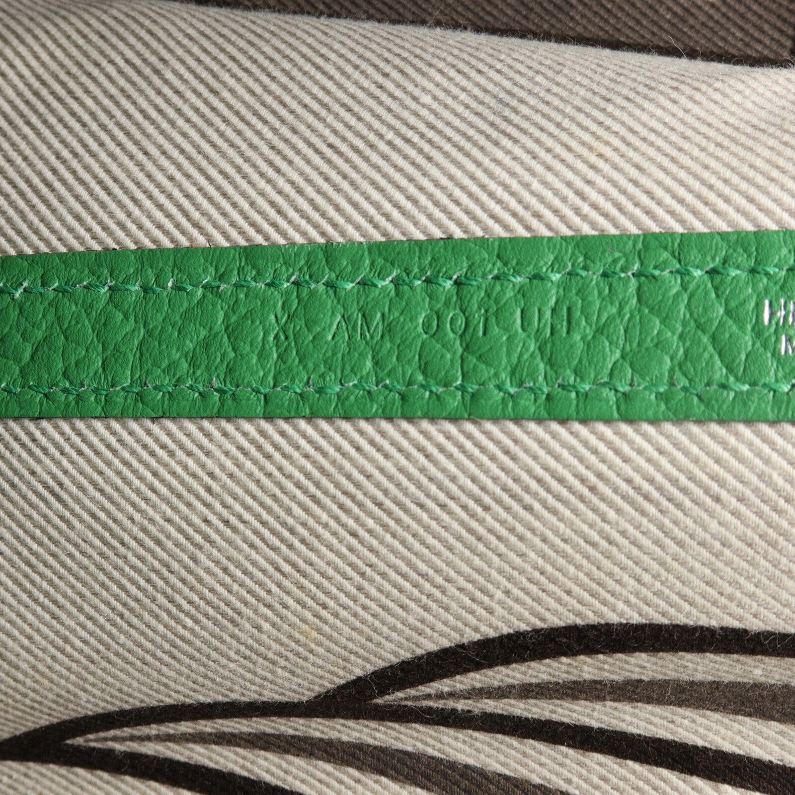 HERMES Country皮革Garden Party PM手挽袋Bamboo