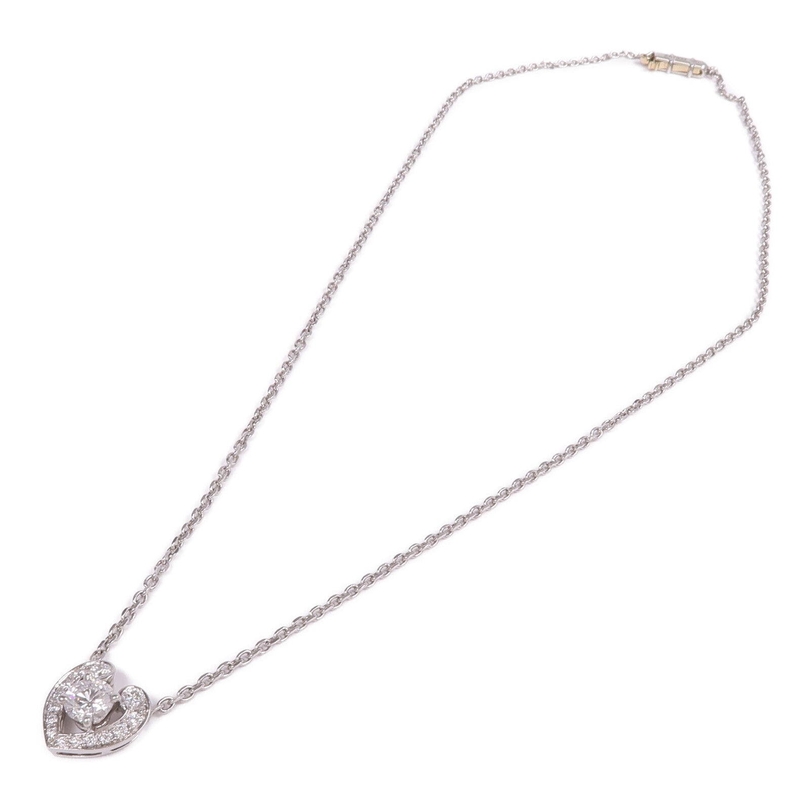 CARTIER PT950鉑金/18K白金Diamond Necklace鑽石項鍊