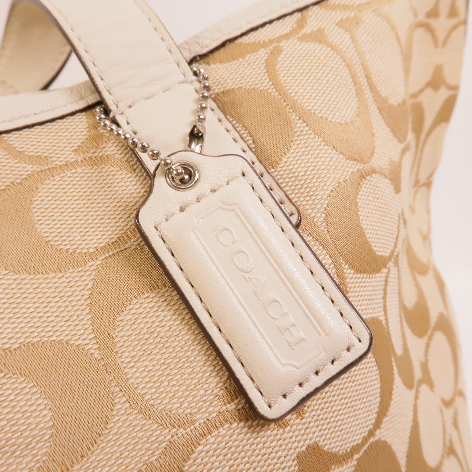 COACH 帆布Tote Bag手挽肩背兩用袋
