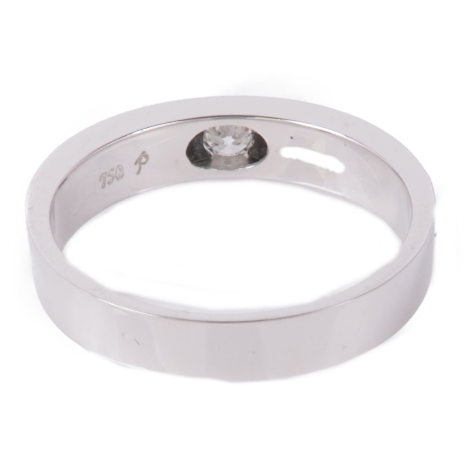 JEWELRY 【激減優惠】18K白金/珍珠母貝Diamond Ring鑽石戒指US#6.25