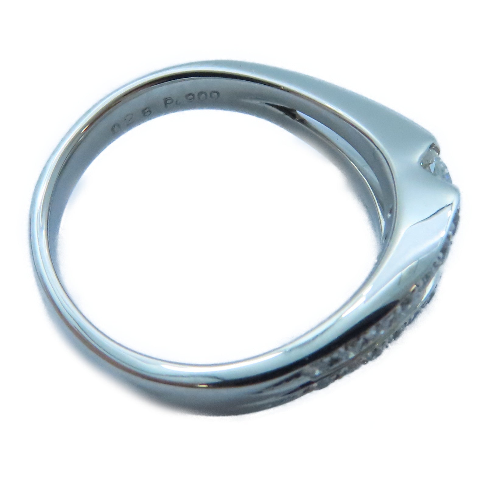 JEWELRY 【激減優惠】PT900白金Diamond Ring 0.365ct/0.28ct鑽石戒指US#6